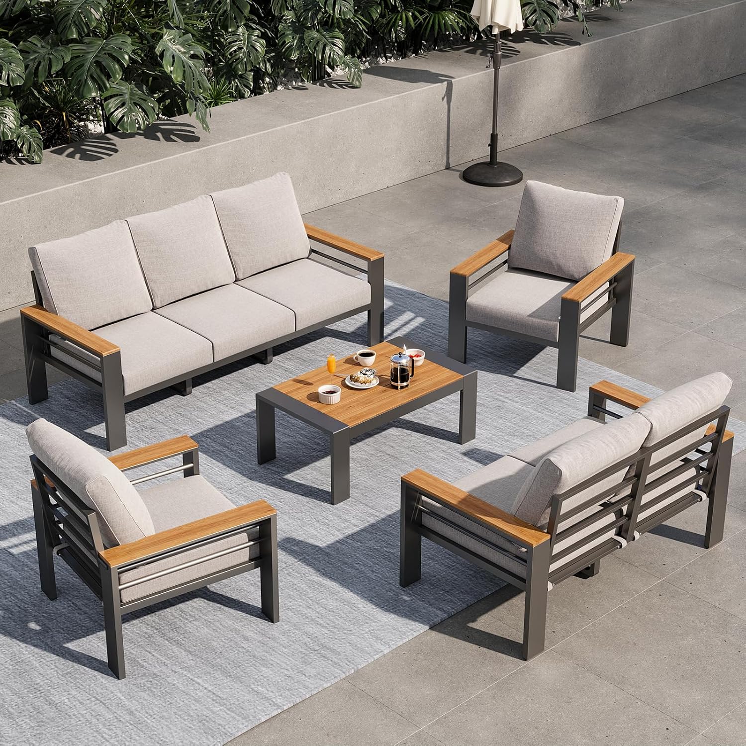 Aluminum Patio Furniture Set