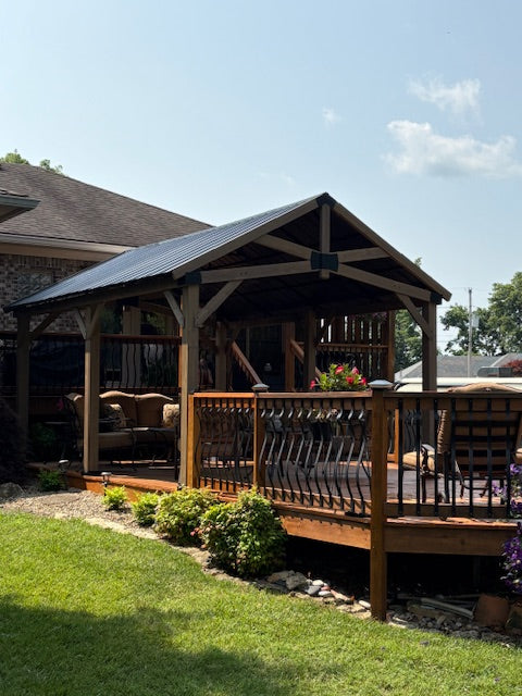 Hardtop Cedar Wood Gazebo