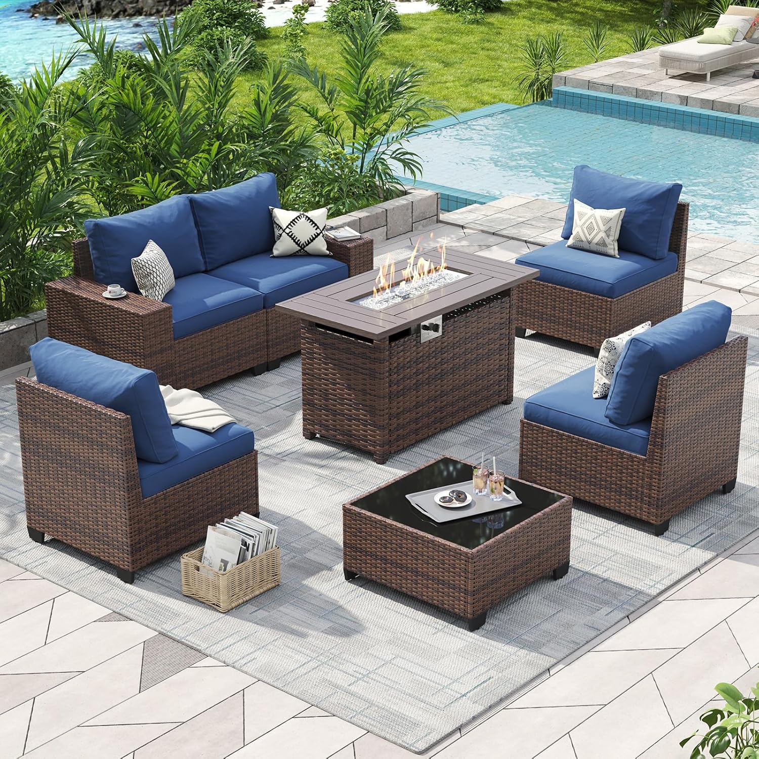 Aoxun Oasis Patio Furniture Set