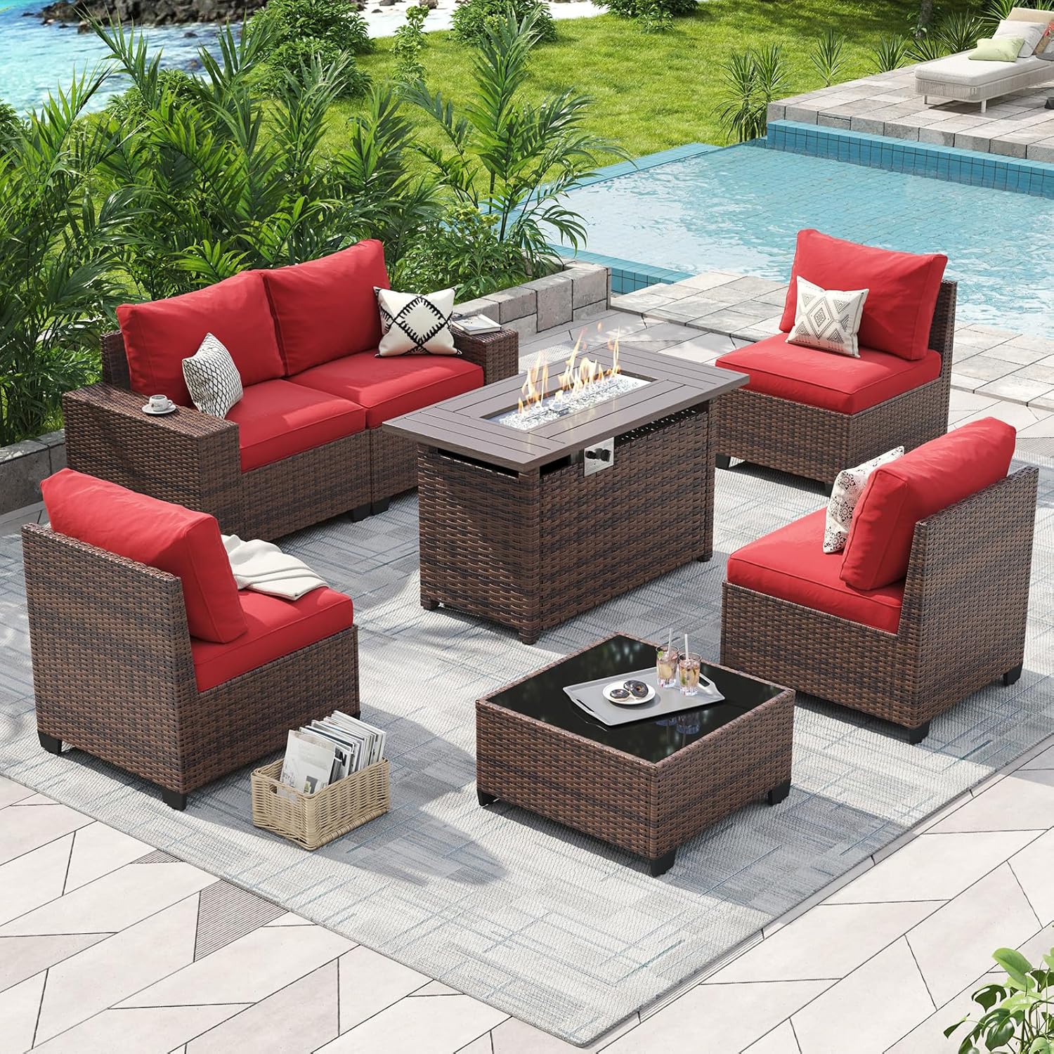 Aoxun Oasis Patio Furniture Set