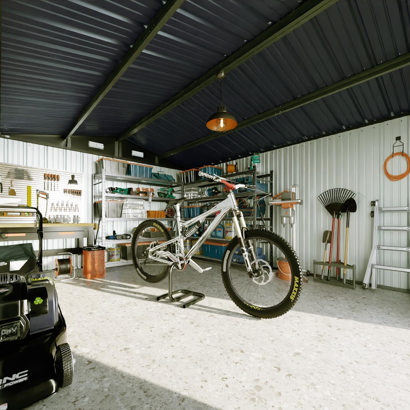 Metal Utility Shed House with Air Vent (Copy)