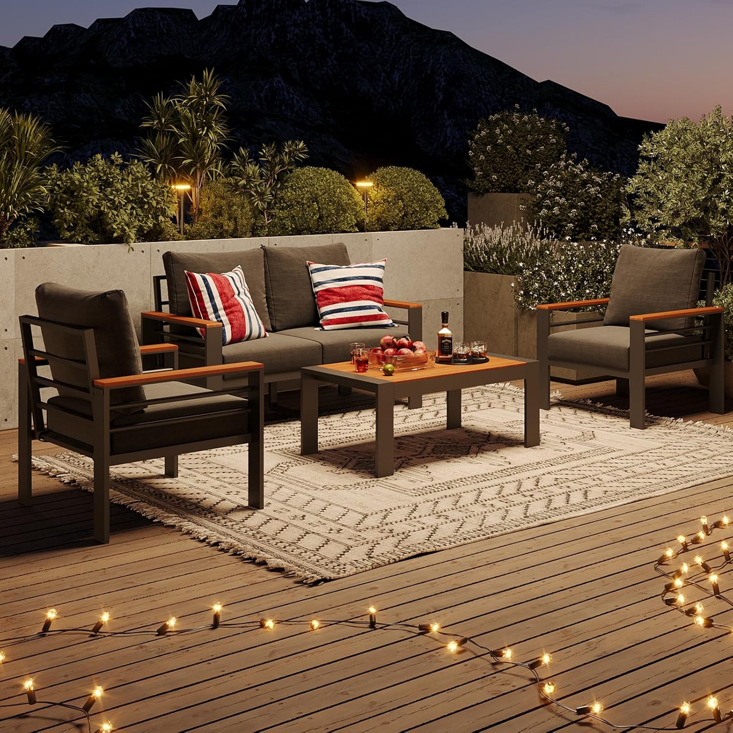 Aluminum Patio Furniture Set