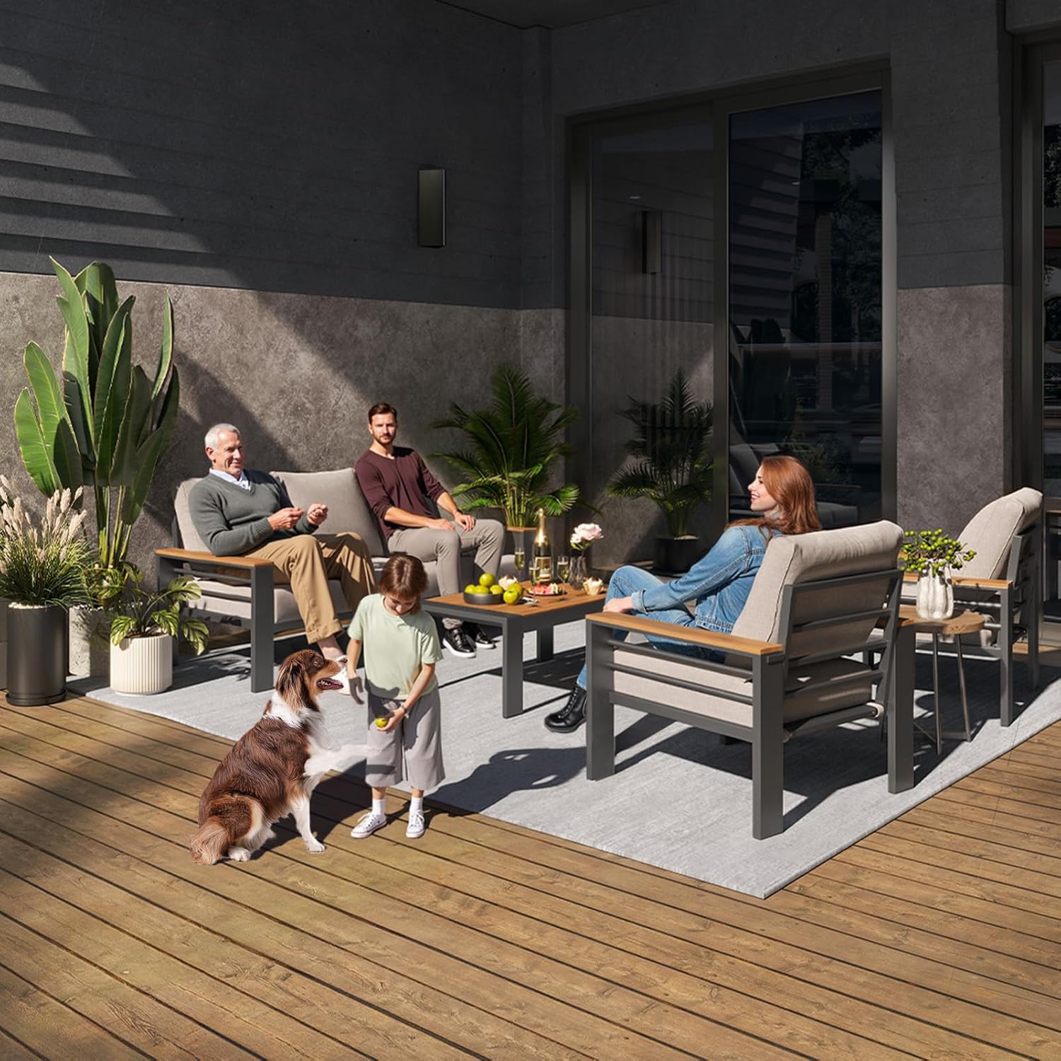 Aluminum Patio Furniture Set