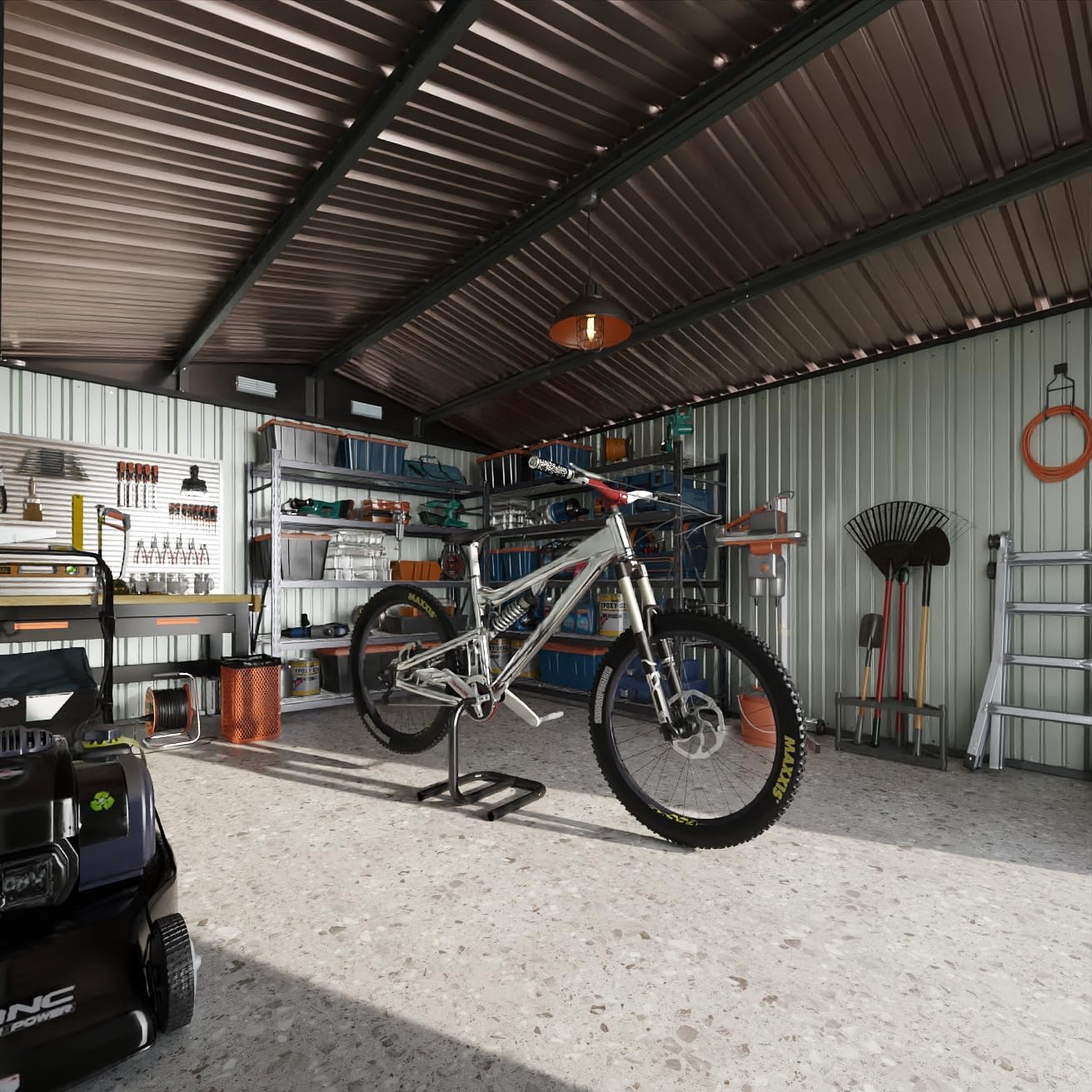 Metal Utility Shed House with Air Vent (Copy)