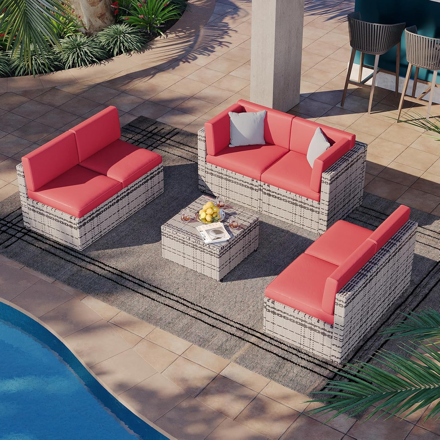 Outdoor Replacement Cushions for Patio Furniture Sets