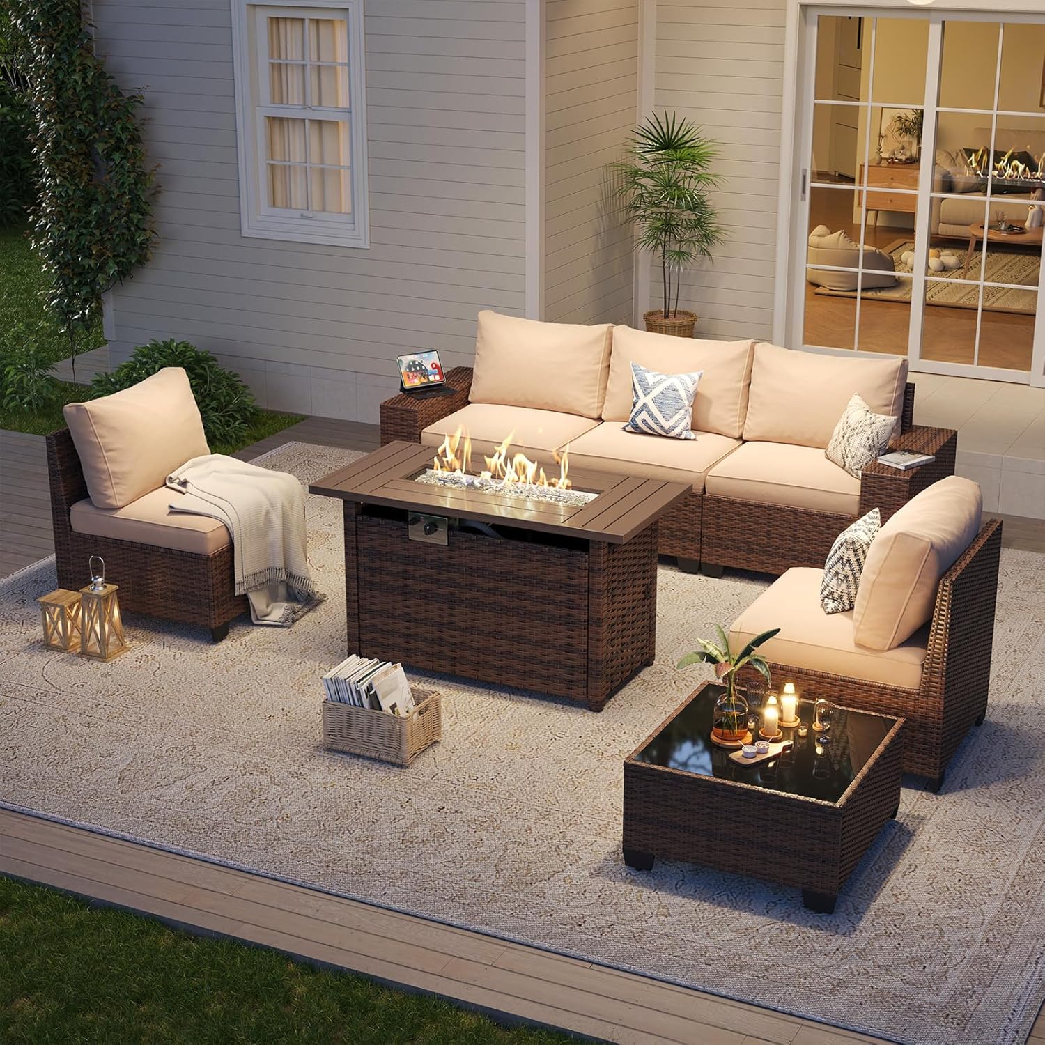 Aoxun Oasis Patio Furniture Set
