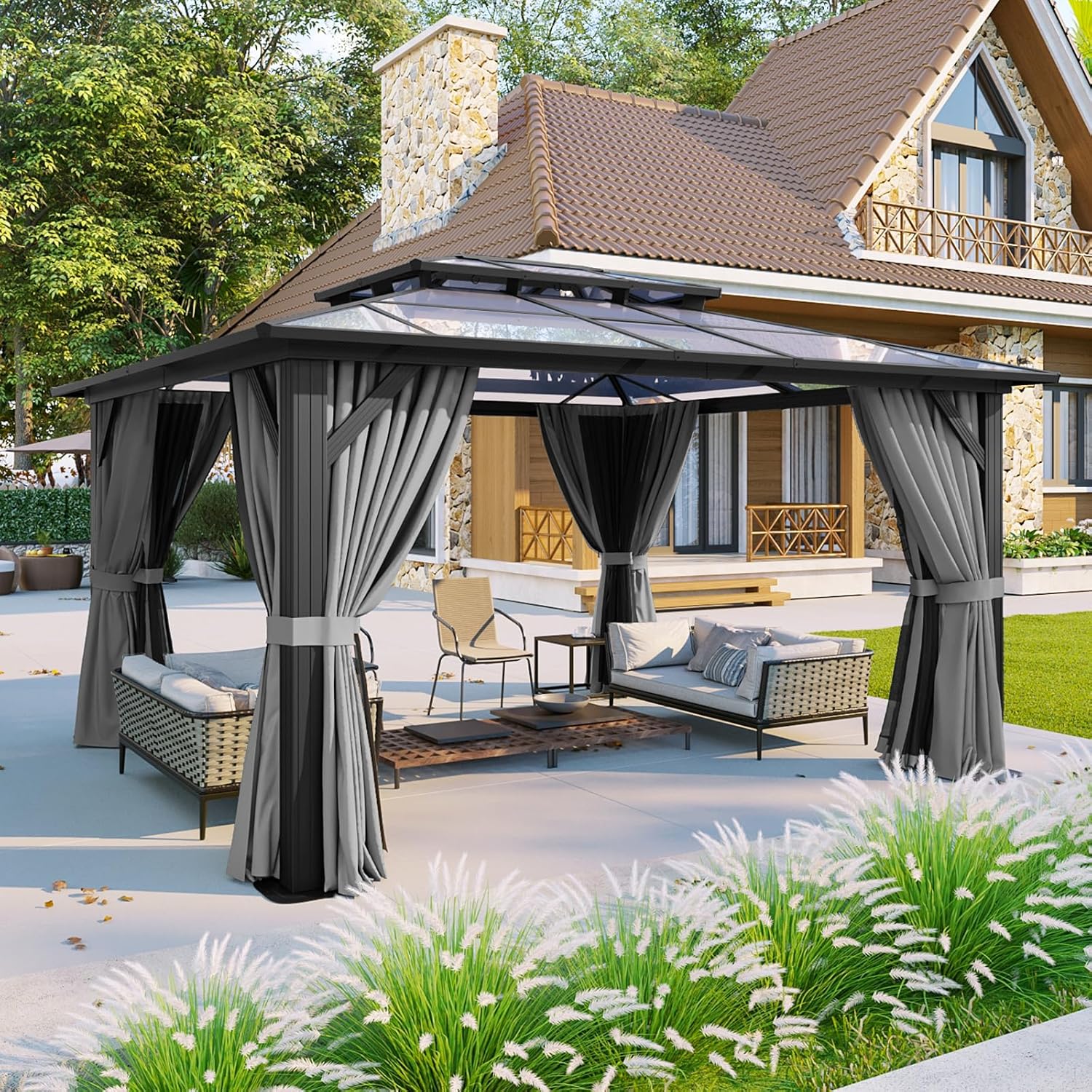 Polycarbonate Hardtop Gazebo