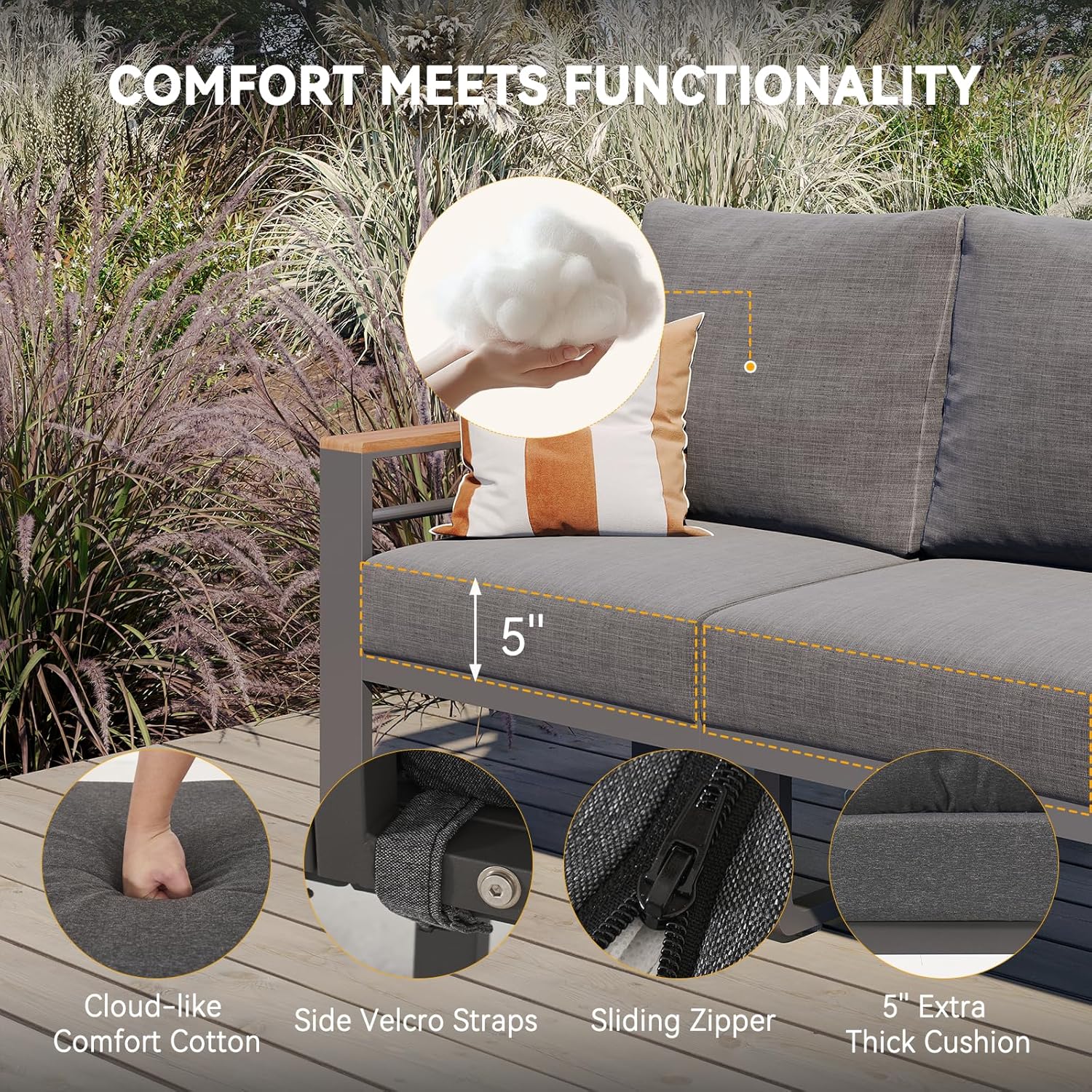 Aluminum Patio Furniture Set