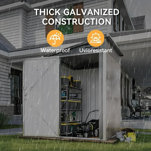 6' x 4' Storage Shed Lean to Storage Shed