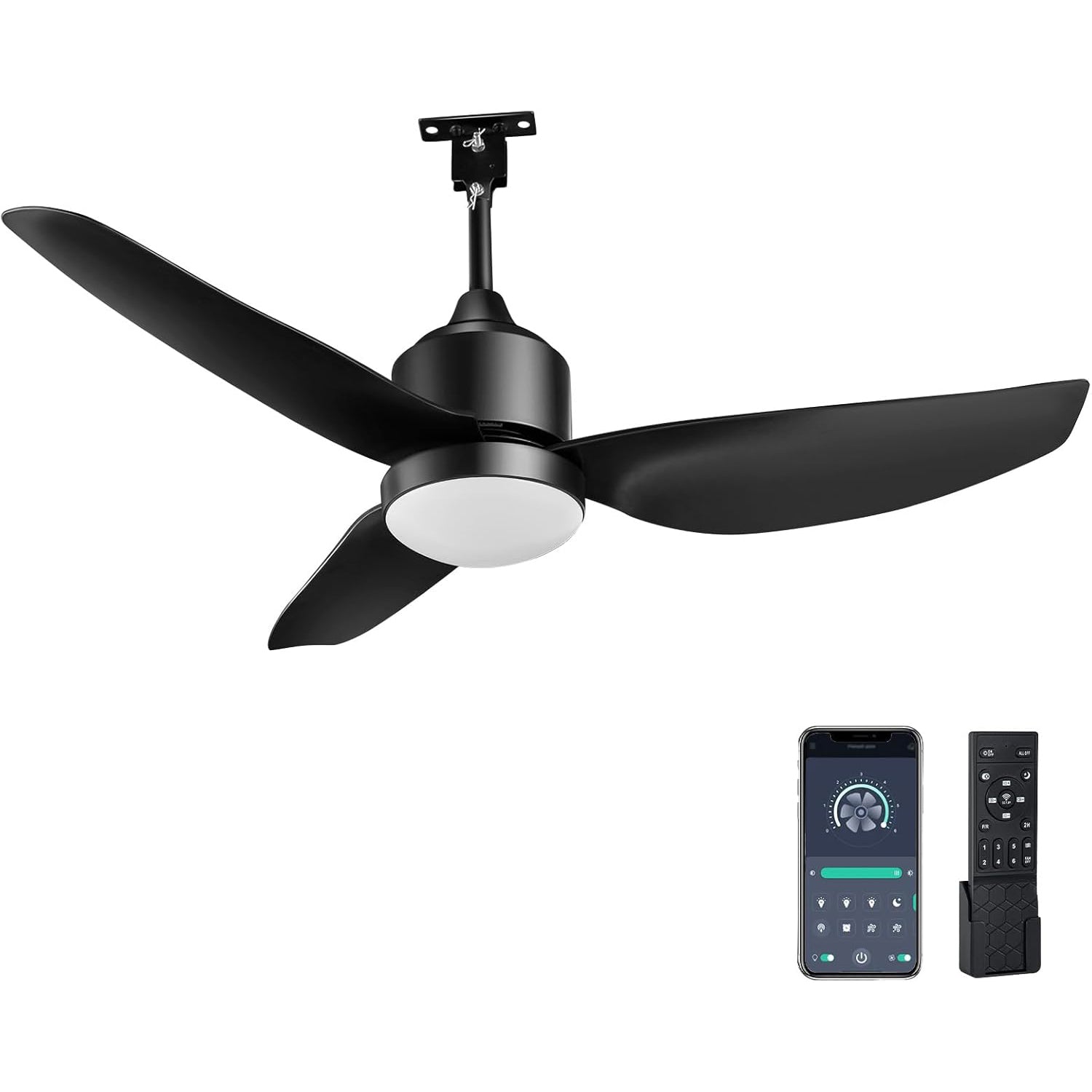 AOXUN Gazebo Ceiling Fans with Lights and Remote