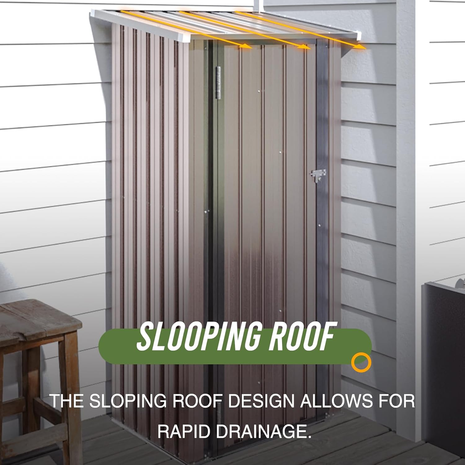 Metal Utility Shed House with Air Vent (Copy)