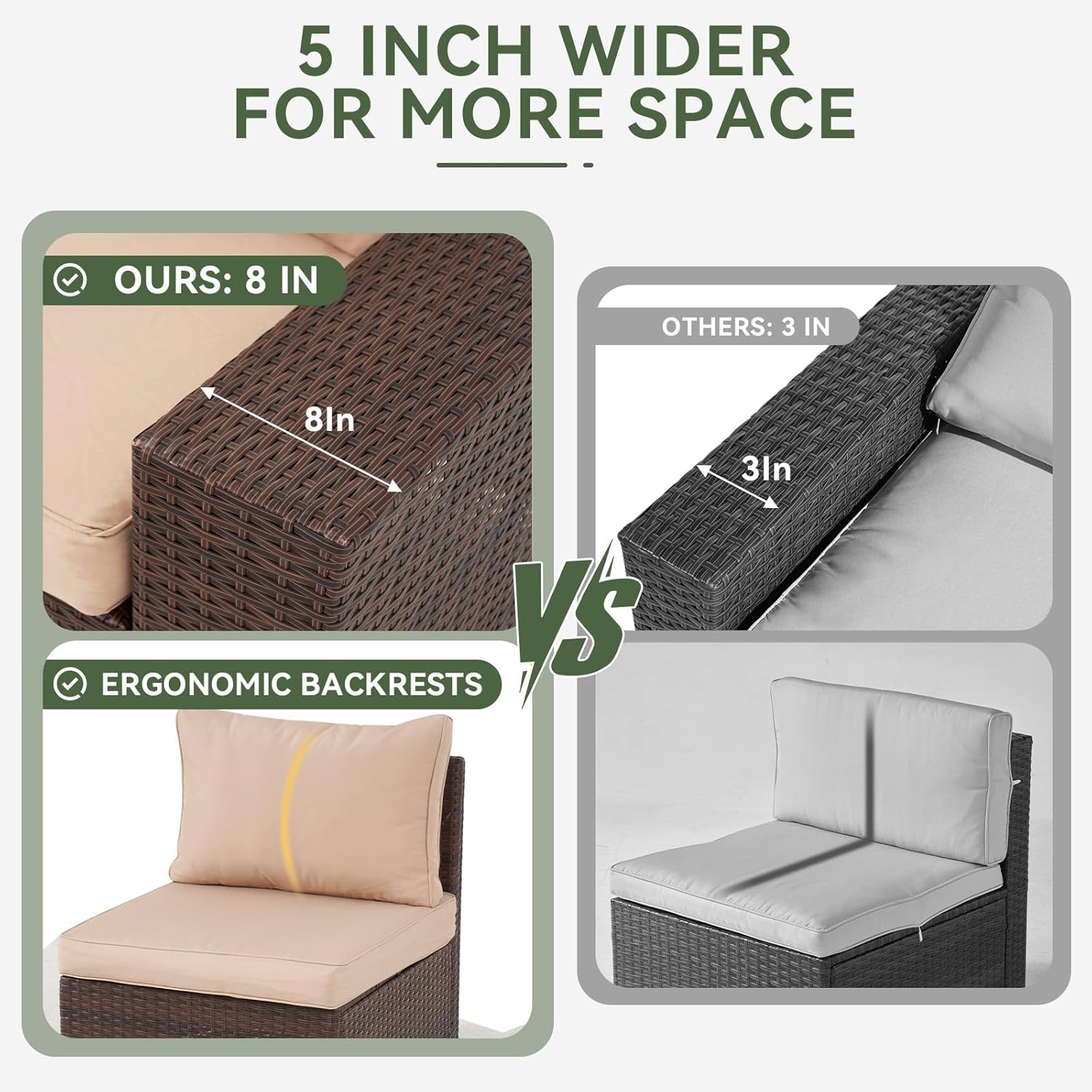 Aoxun Oasis Patio Furniture Set