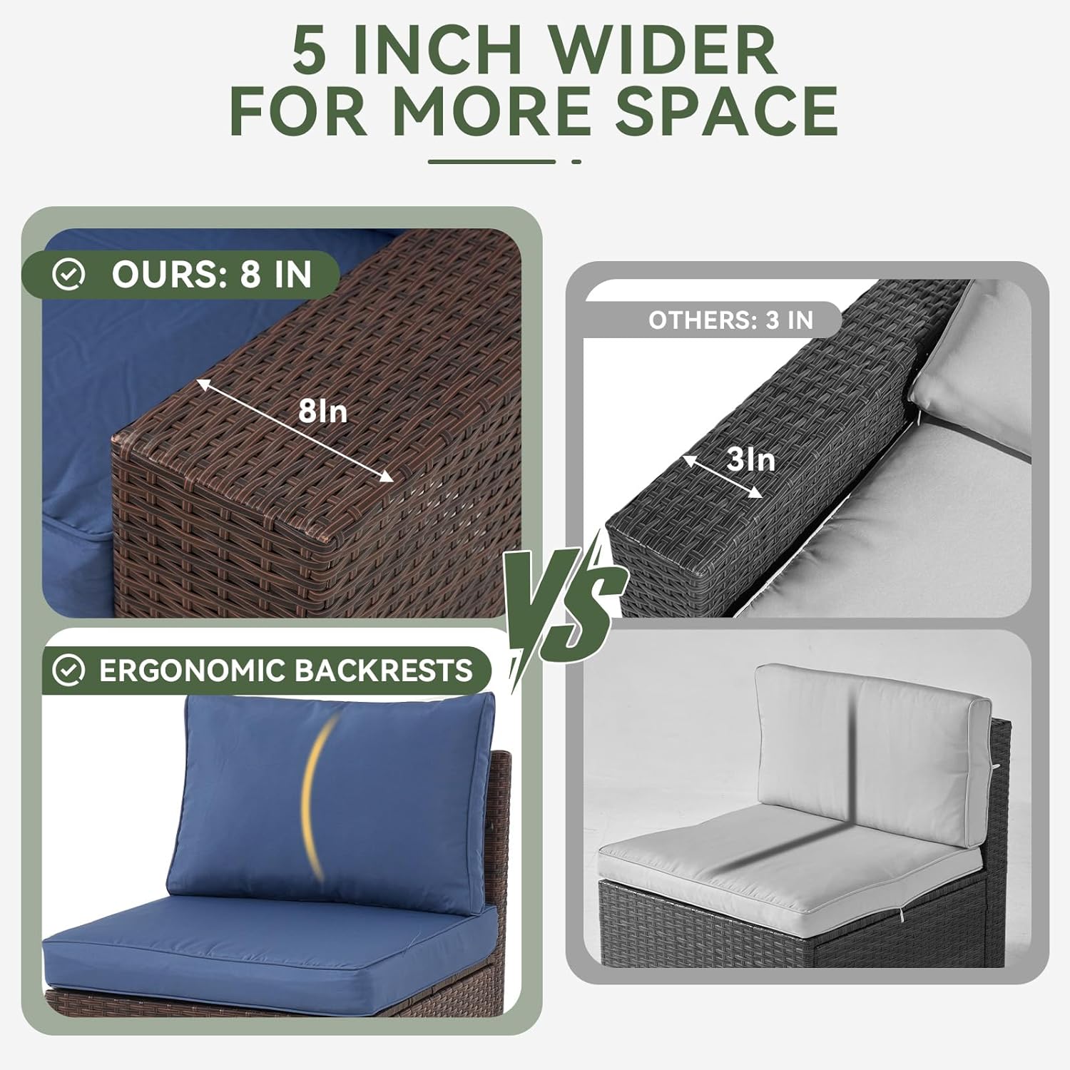 Aoxun Oasis Patio Furniture Set