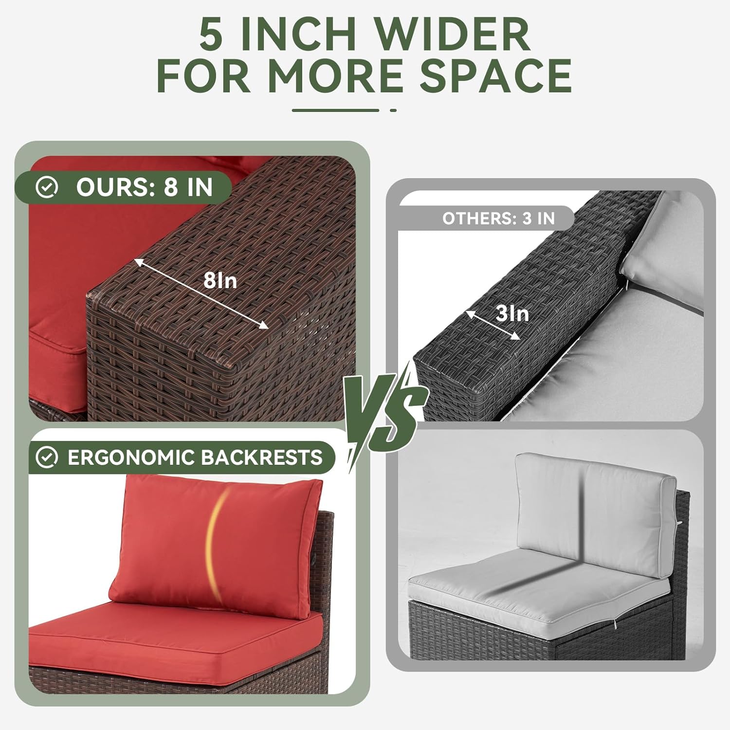 Aoxun Oasis Patio Furniture Set