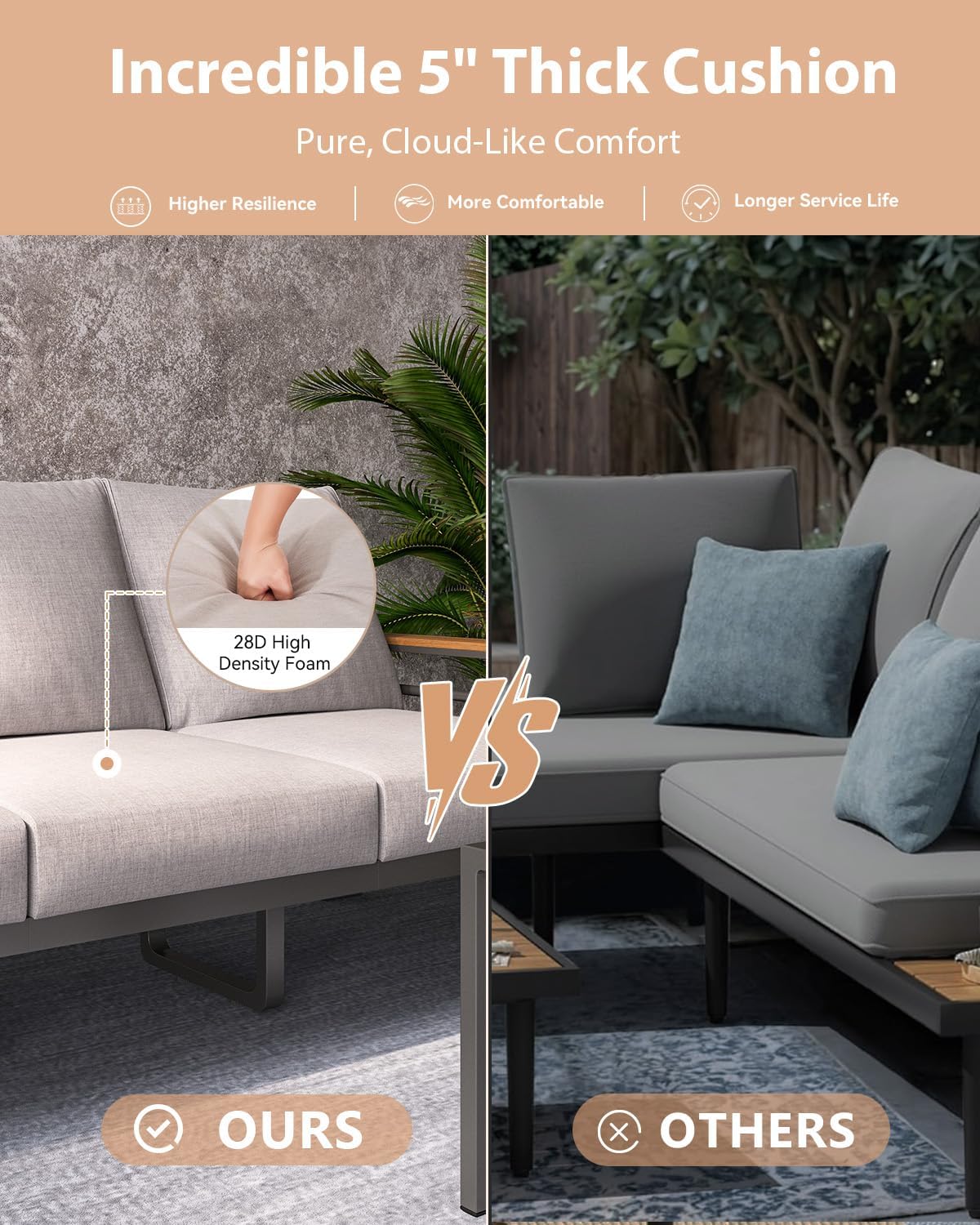 Aluminum Patio Furniture Set