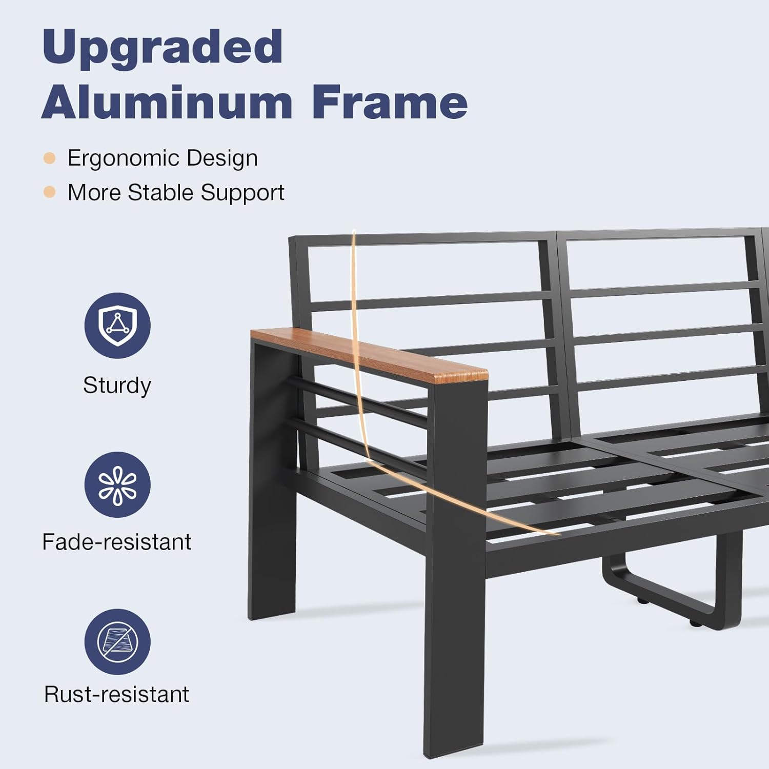 Aluminum Patio Furniture Set