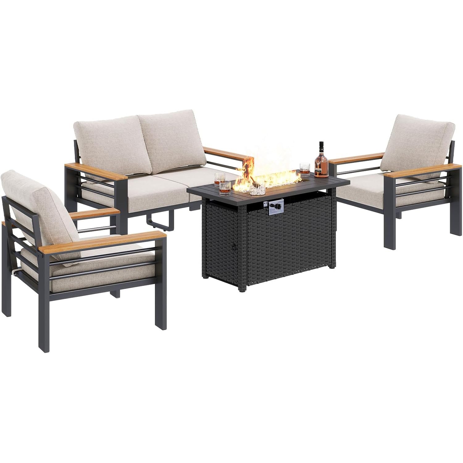 Aluminum Patio Furniture Set