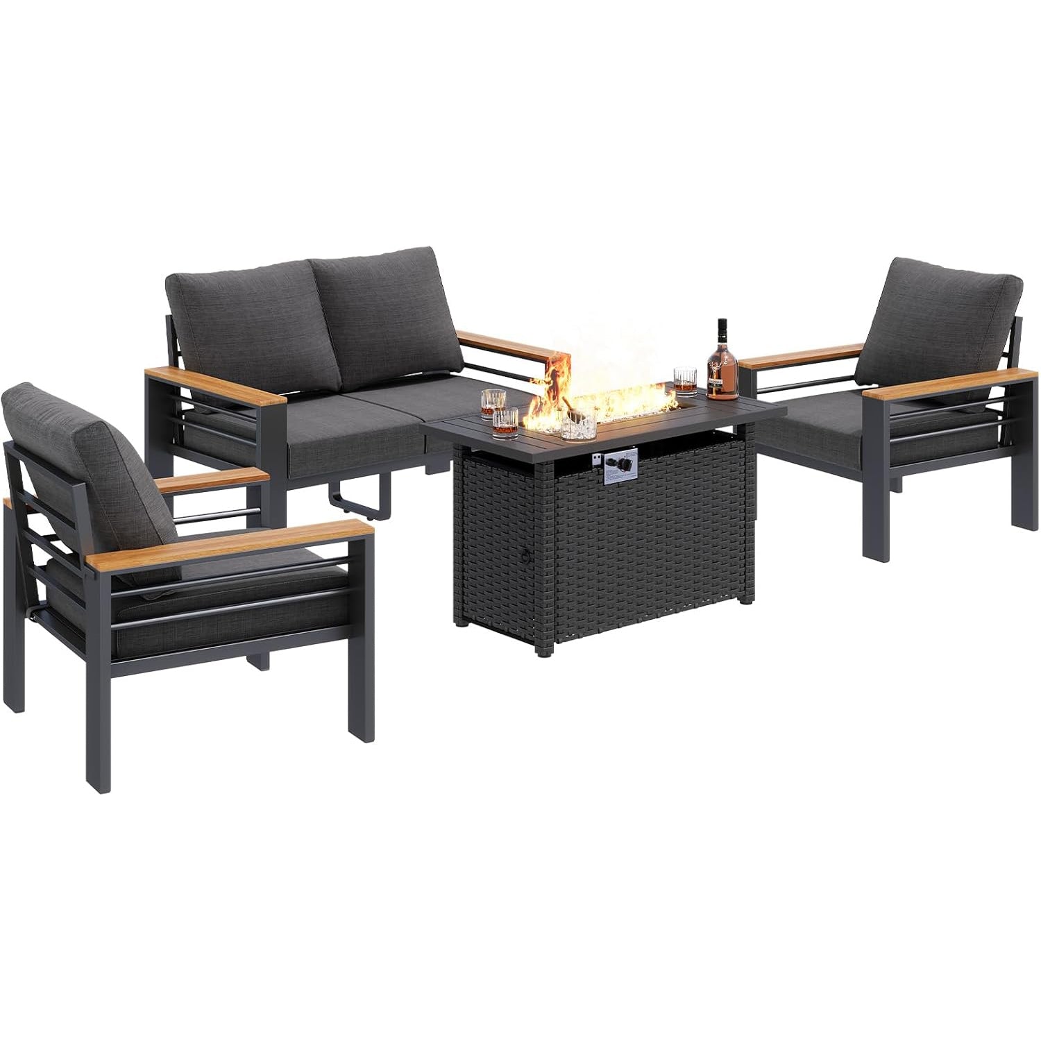 Aluminum Patio Furniture Set