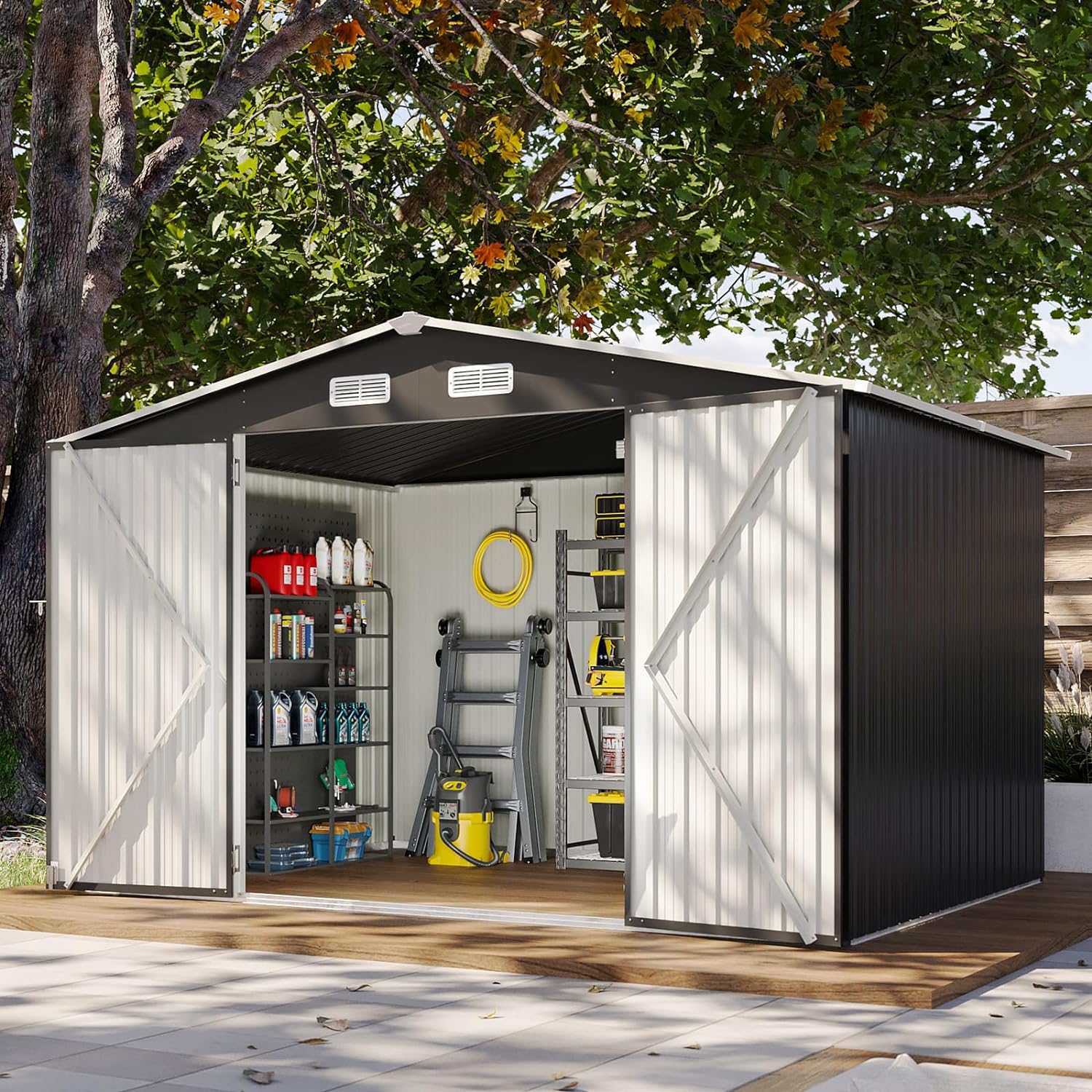 Metal Utility Shed House with Air Vent (Copy)