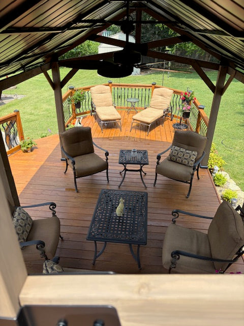 Hardtop Cedar Wood Gazebo