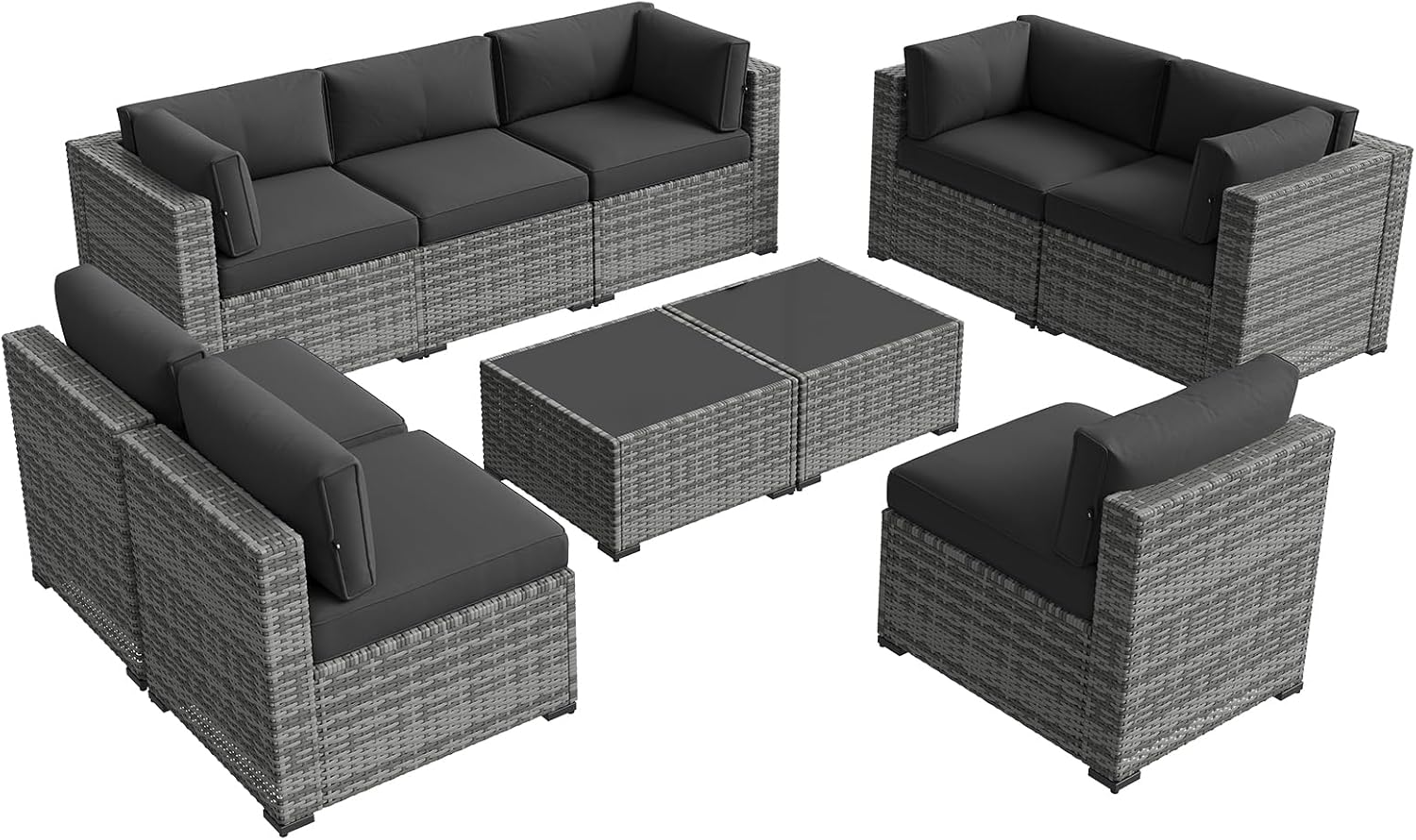Aoxun Oasis Patio Furniture Set