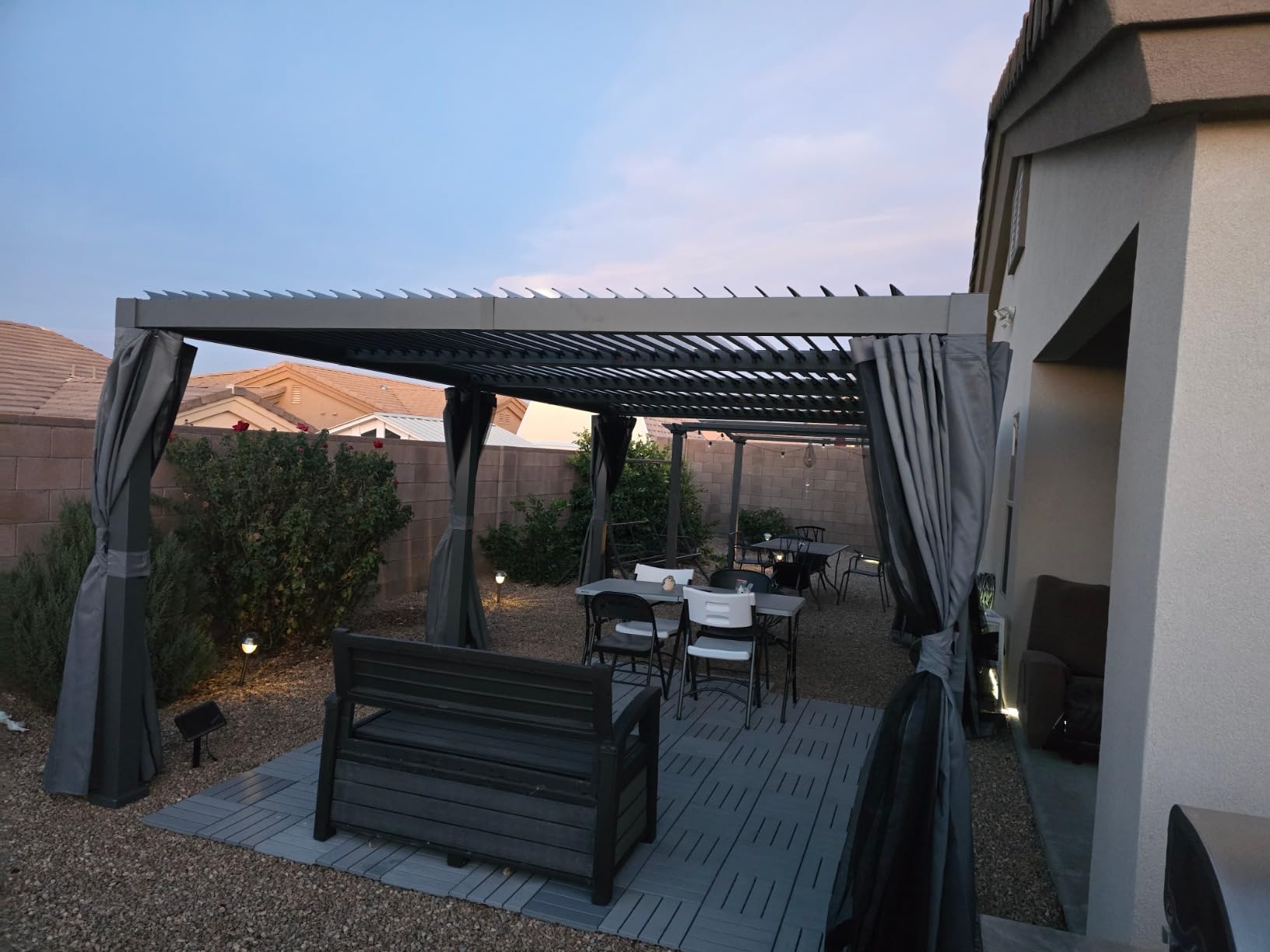 Louvered Aluminum Pergola