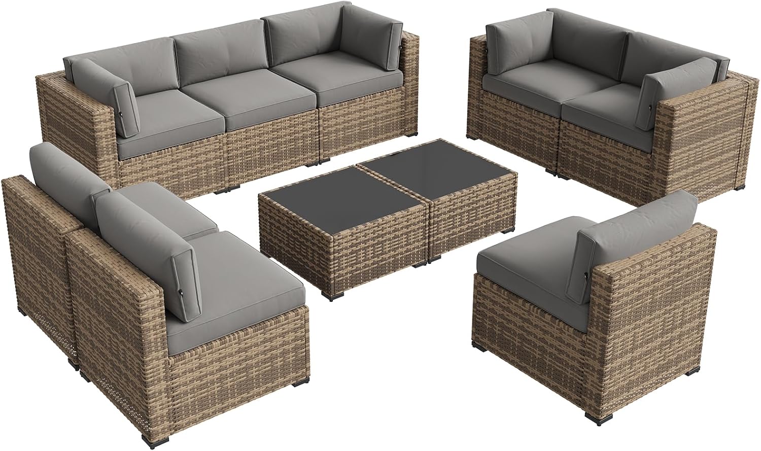 Aoxun Oasis Patio Furniture Set