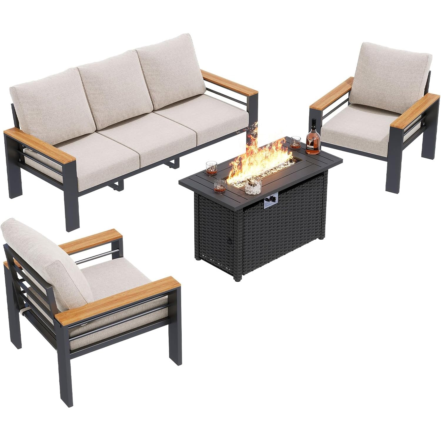 Aluminum Patio Furniture Set