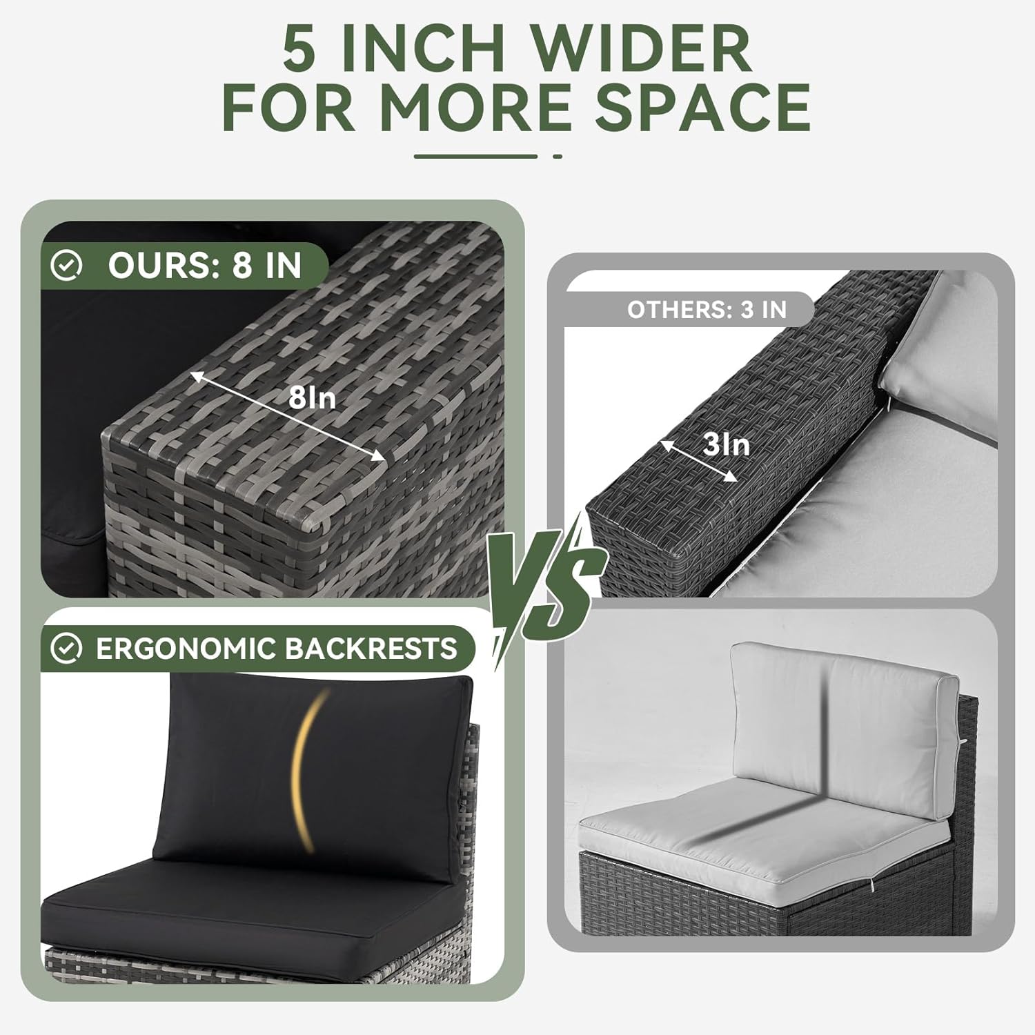 Aoxun Oasis Patio Furniture Set
