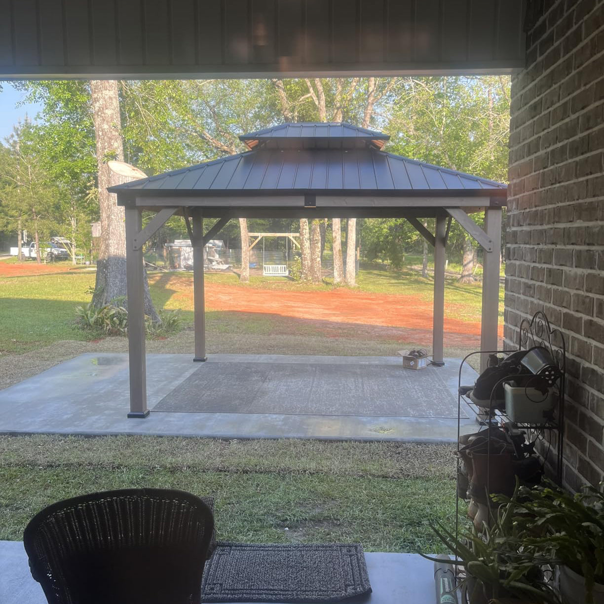 Hardtop Cedar Wood Gazebo