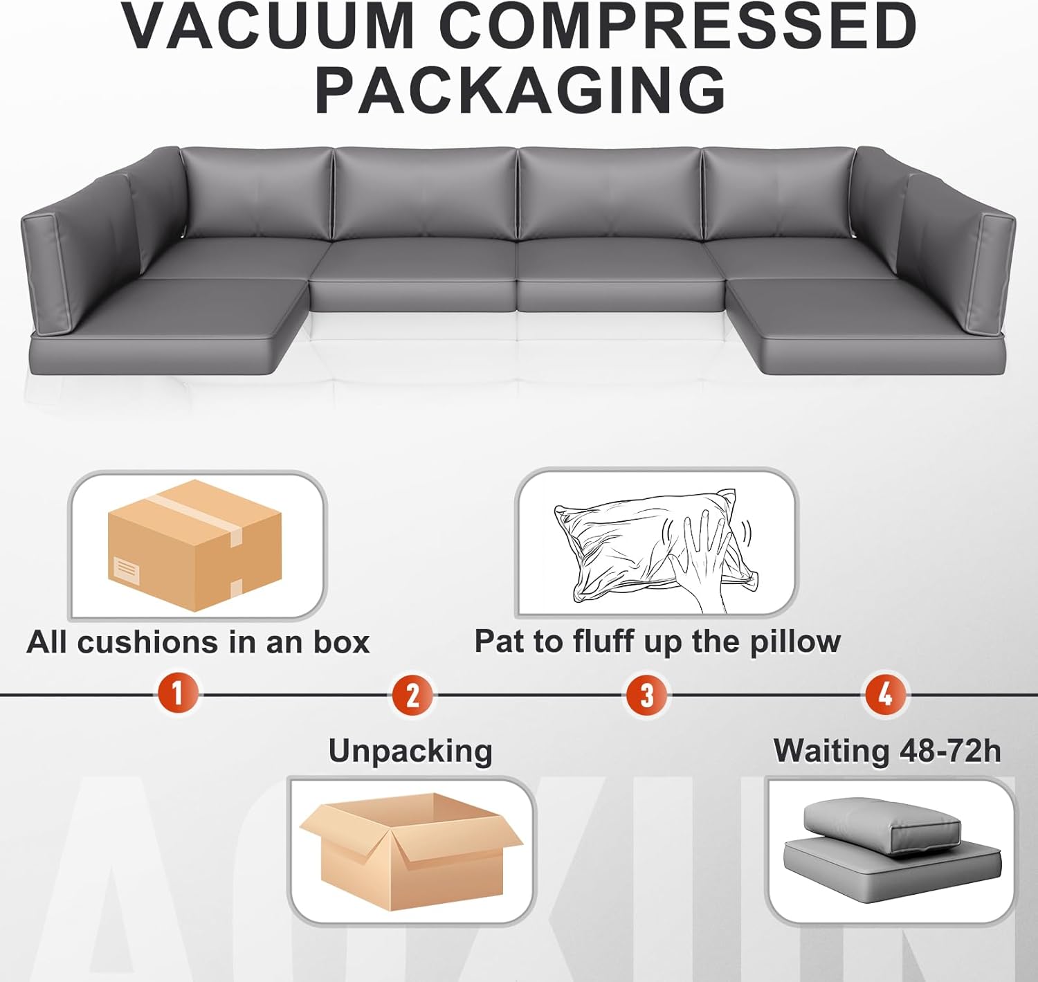 Outdoor Replacement Cushions for Patio Furniture Sets