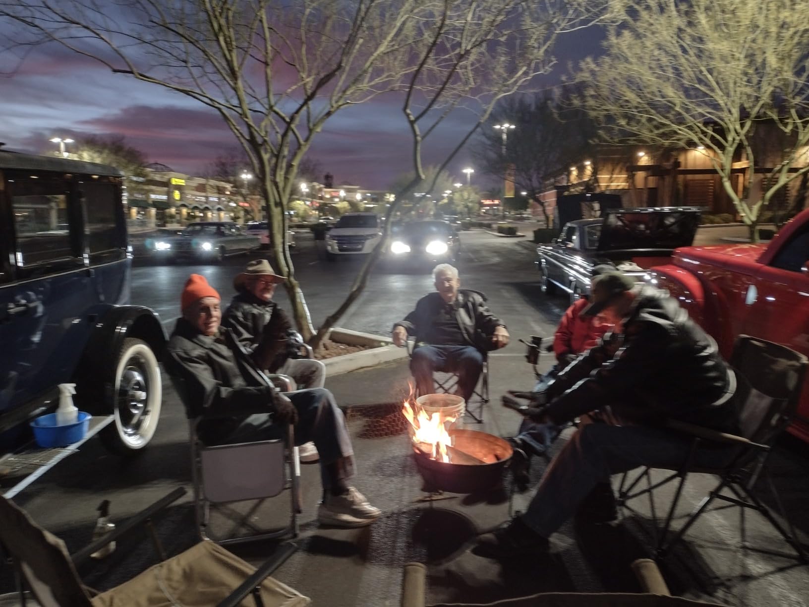 Fire Pit with Cooking Grate Grill