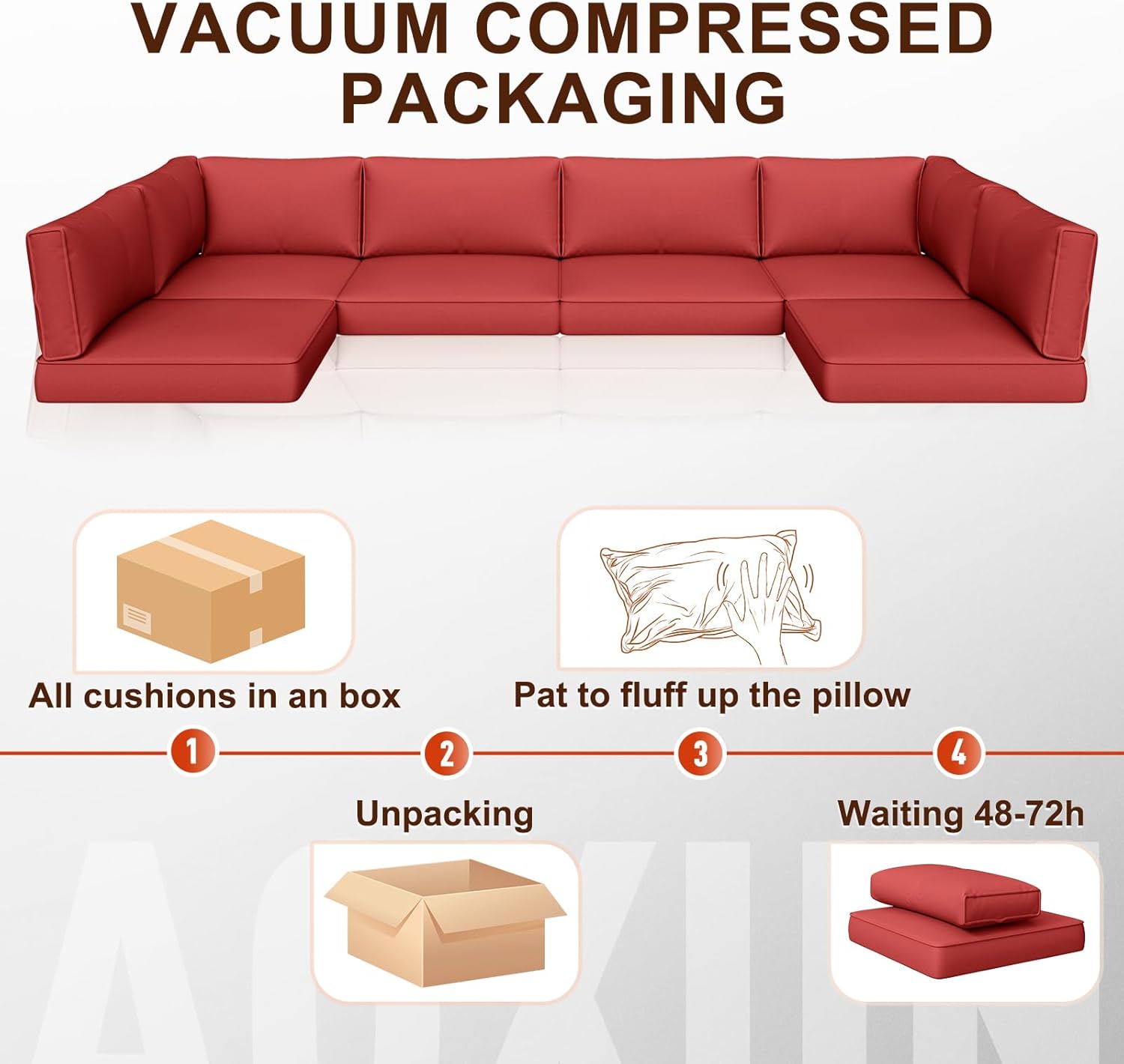 Outdoor Replacement Cushions for Patio Furniture Sets