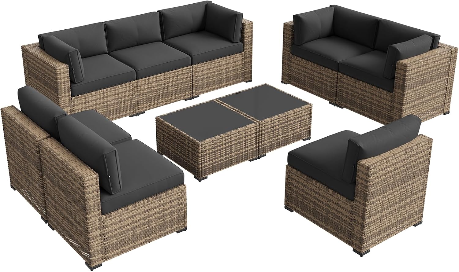 Aoxun Oasis Patio Furniture Set