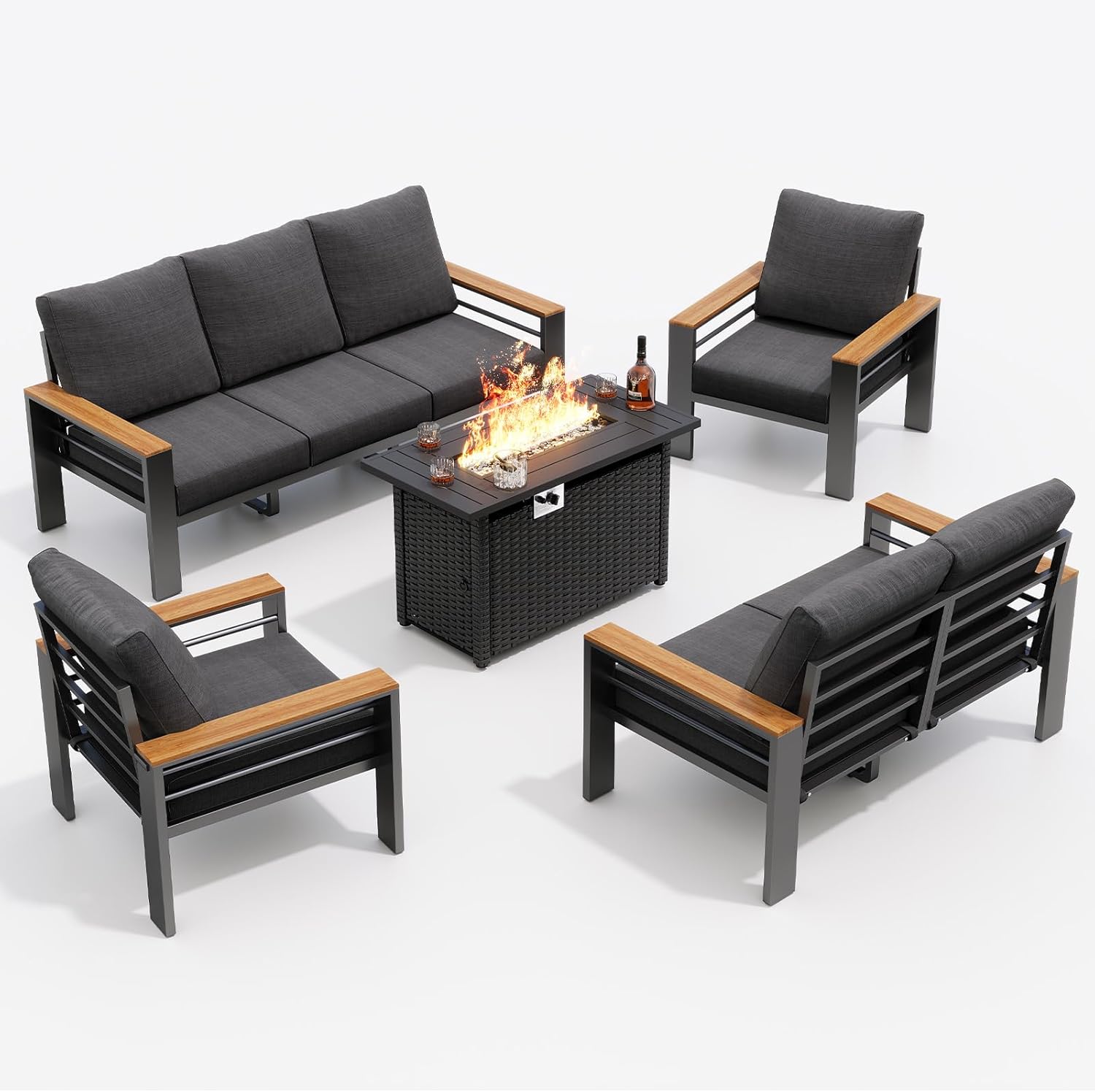 Aluminum Patio Furniture Set