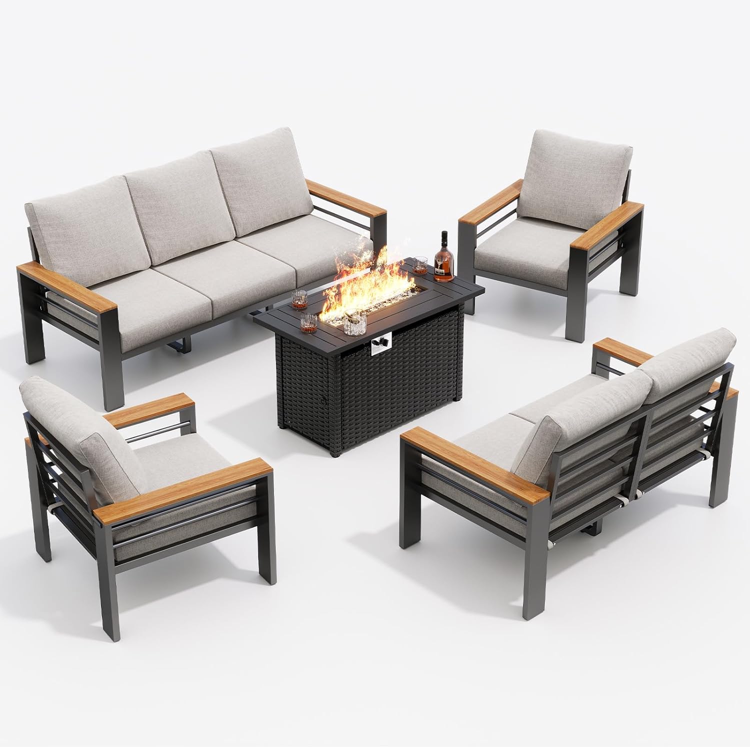 Aluminum Patio Furniture Set