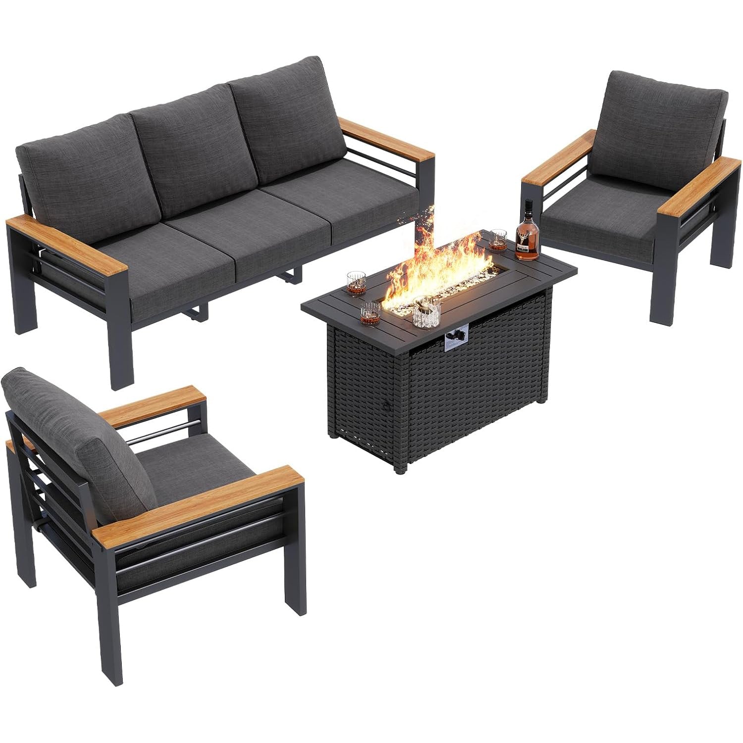 Aluminum Patio Furniture Set