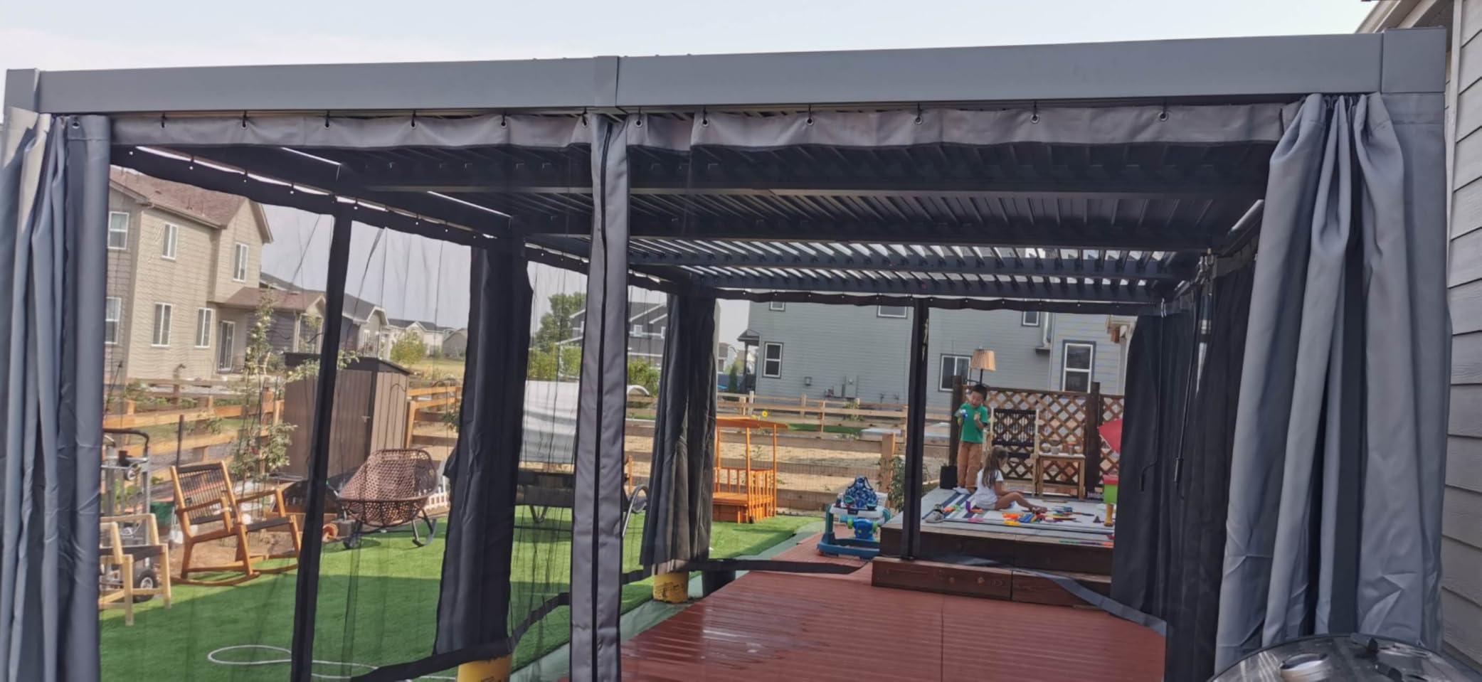 10' x 10' Louvered Aluminum Pergola