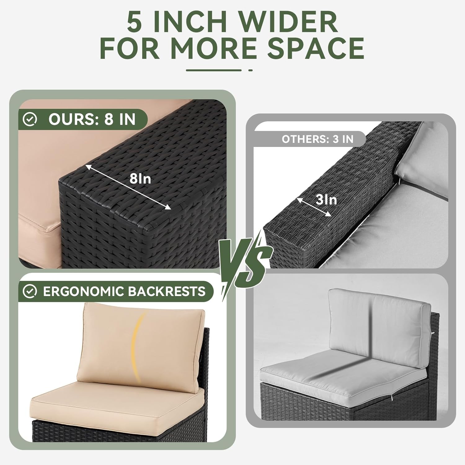 Aoxun Oasis Patio Furniture Set