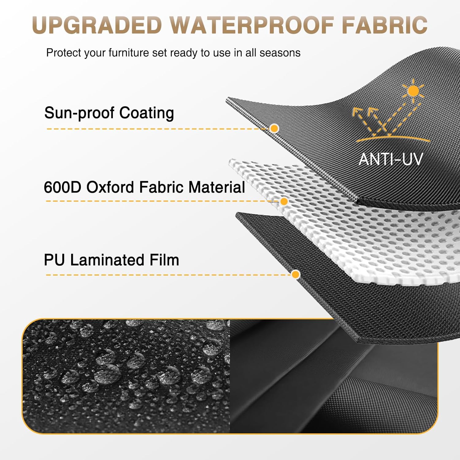 Aoxun Oasis Patio Furniture Set