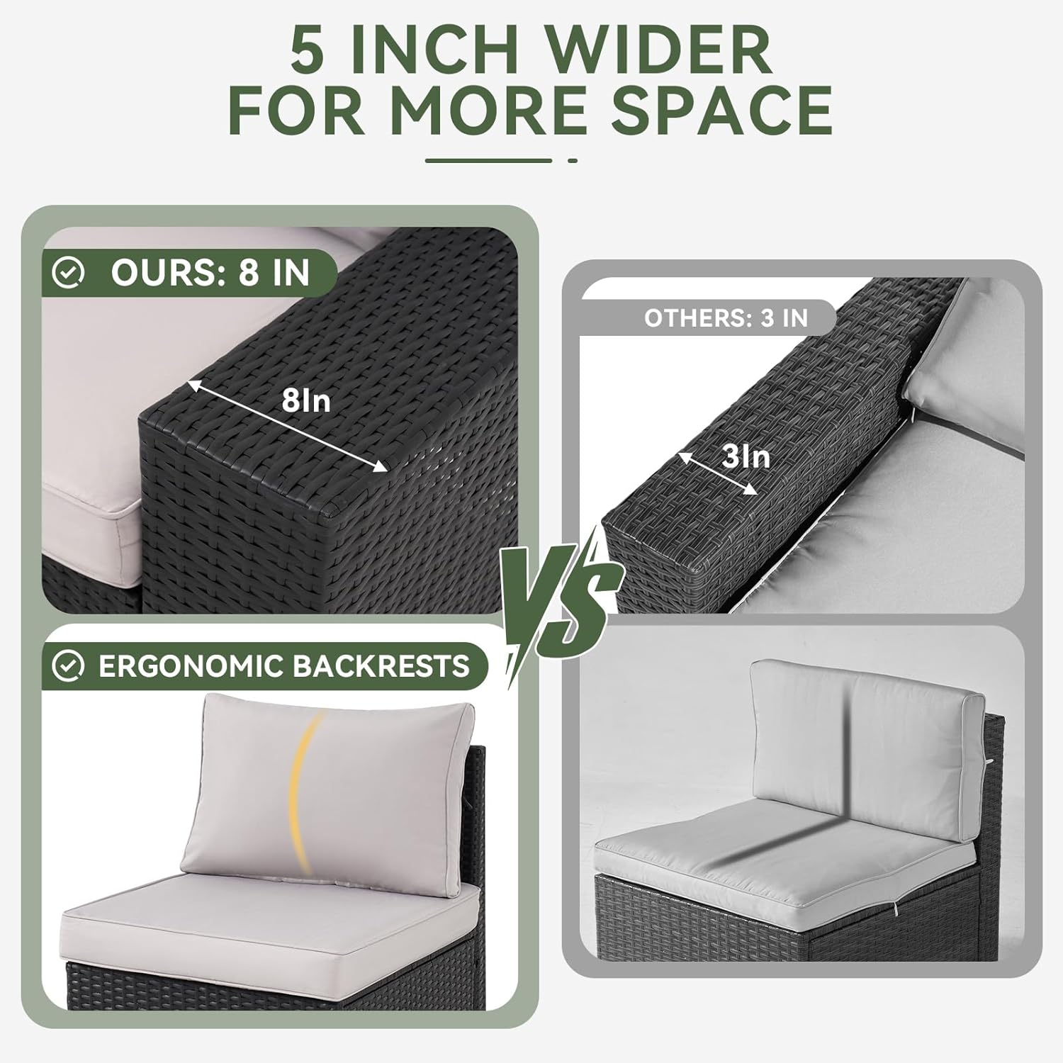 Aoxun Oasis Patio Furniture Set