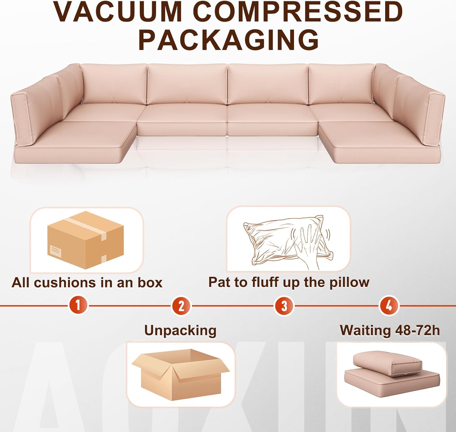 Outdoor Replacement Cushions for Patio Furniture Sets