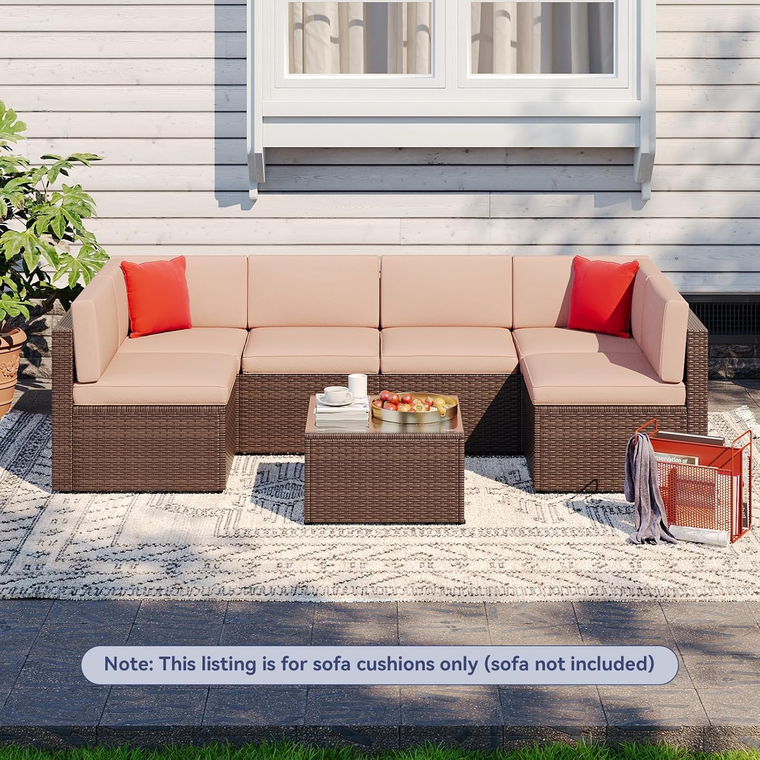 Outdoor Replacement Cushions for Patio Furniture Sets