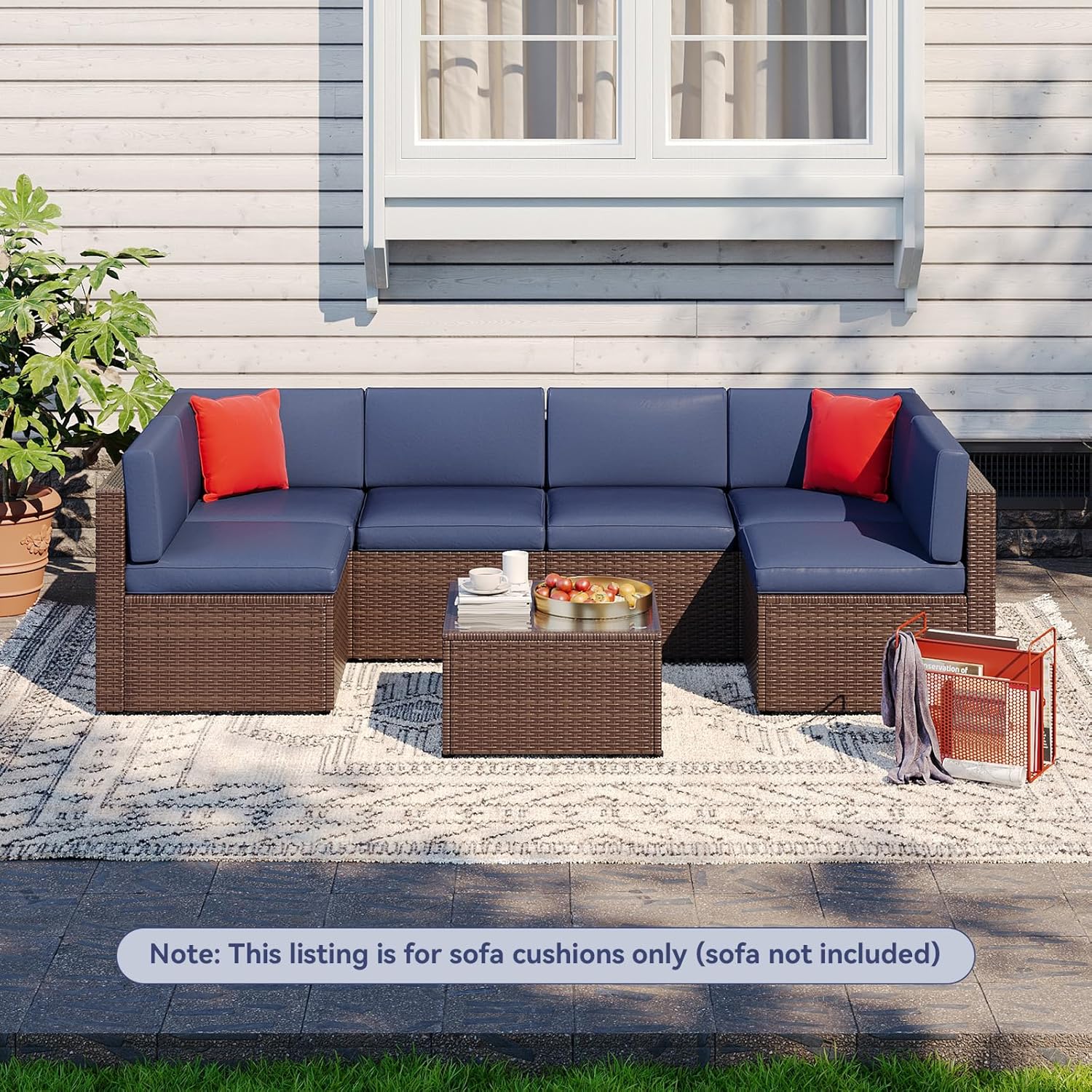 Outdoor Replacement Cushions for Patio Furniture Sets