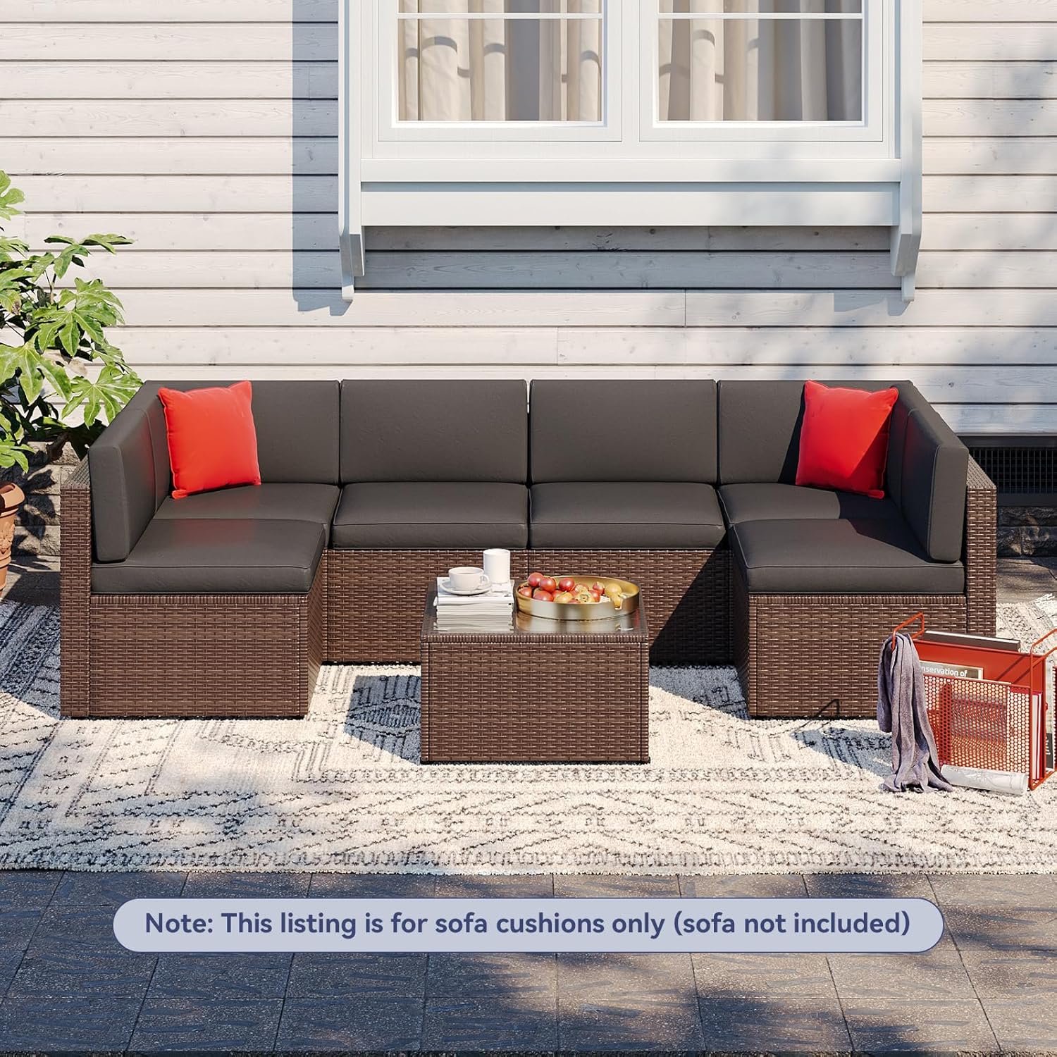 Outdoor Replacement Cushions for Patio Furniture Sets