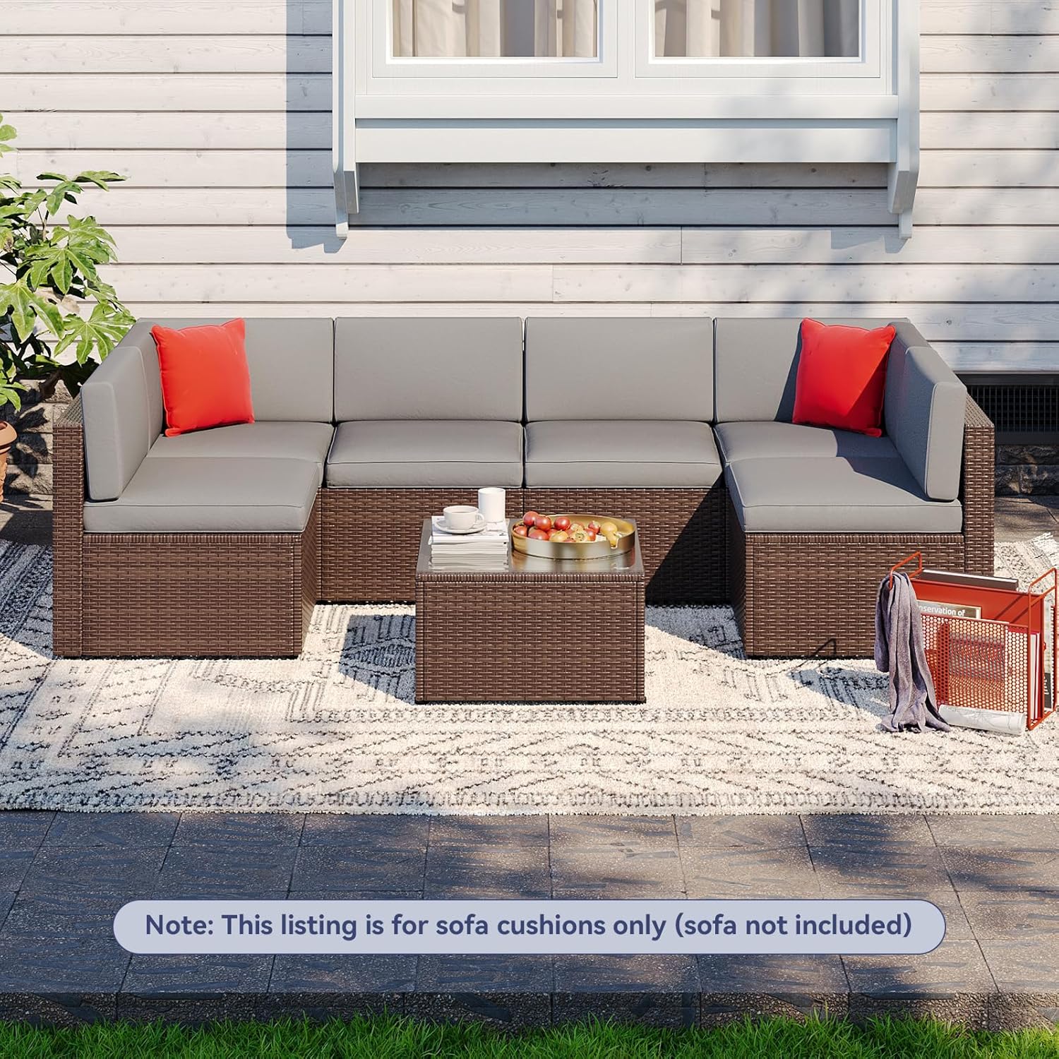 Outdoor Replacement Cushions for Patio Furniture Sets