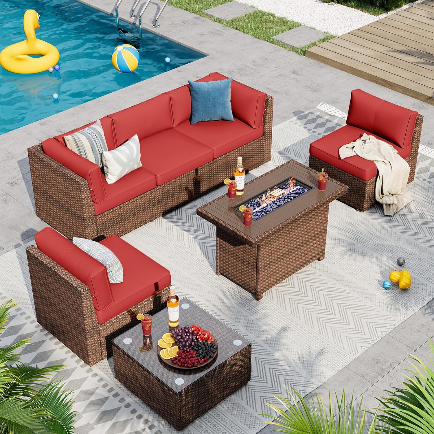 Outdoor Replacement Cushions for Patio Furniture Sets