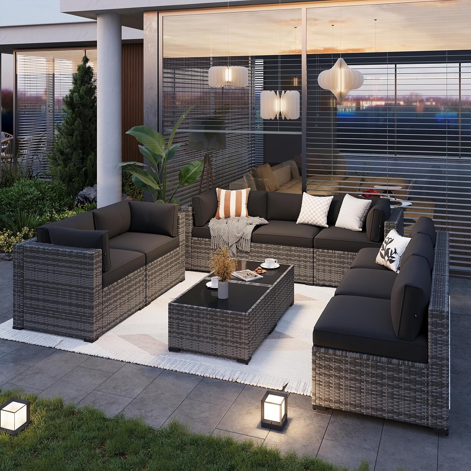 Aoxun Oasis Patio Furniture Set