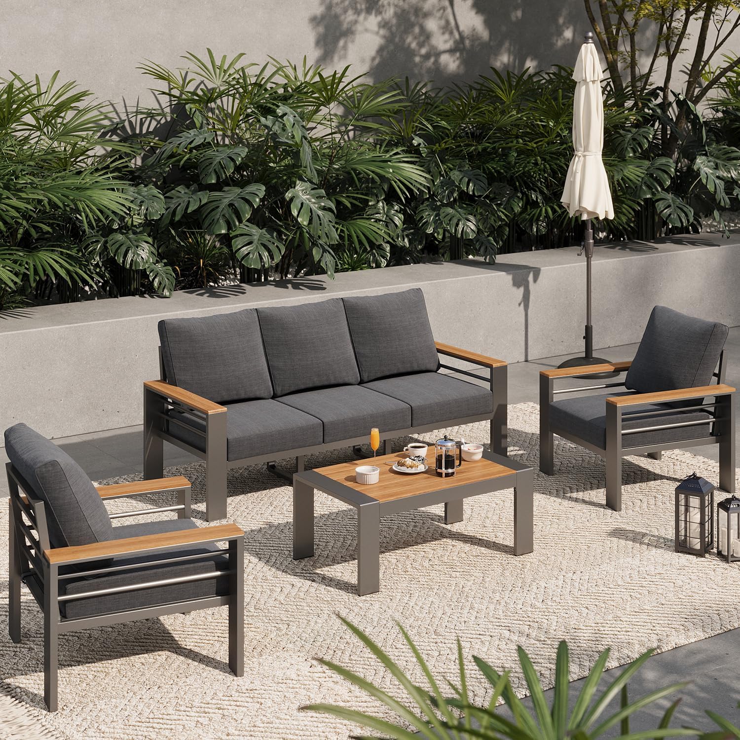 Aluminum Patio Furniture Set