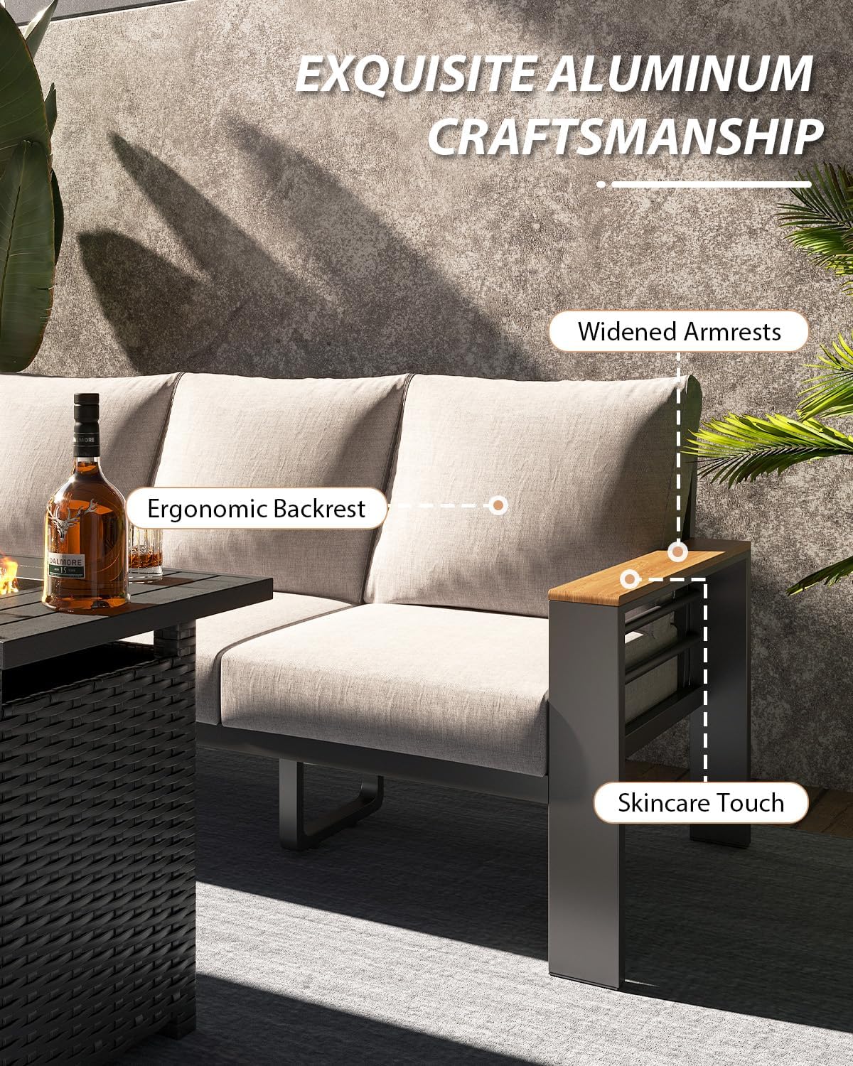 Aluminum Patio Furniture Set